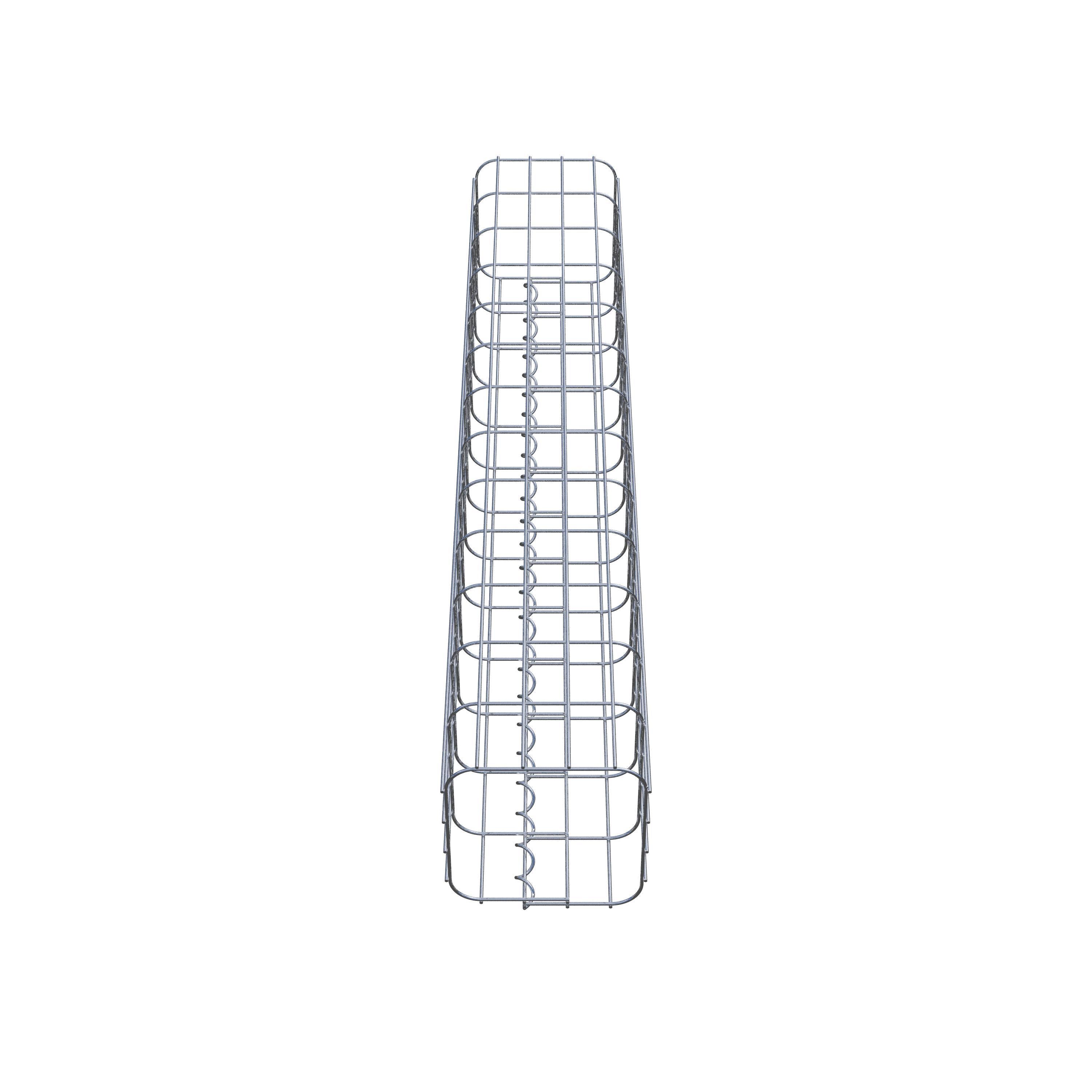 Columna de gaviones 22 x 22 cm, cuadrado MW 5 x 10 cm