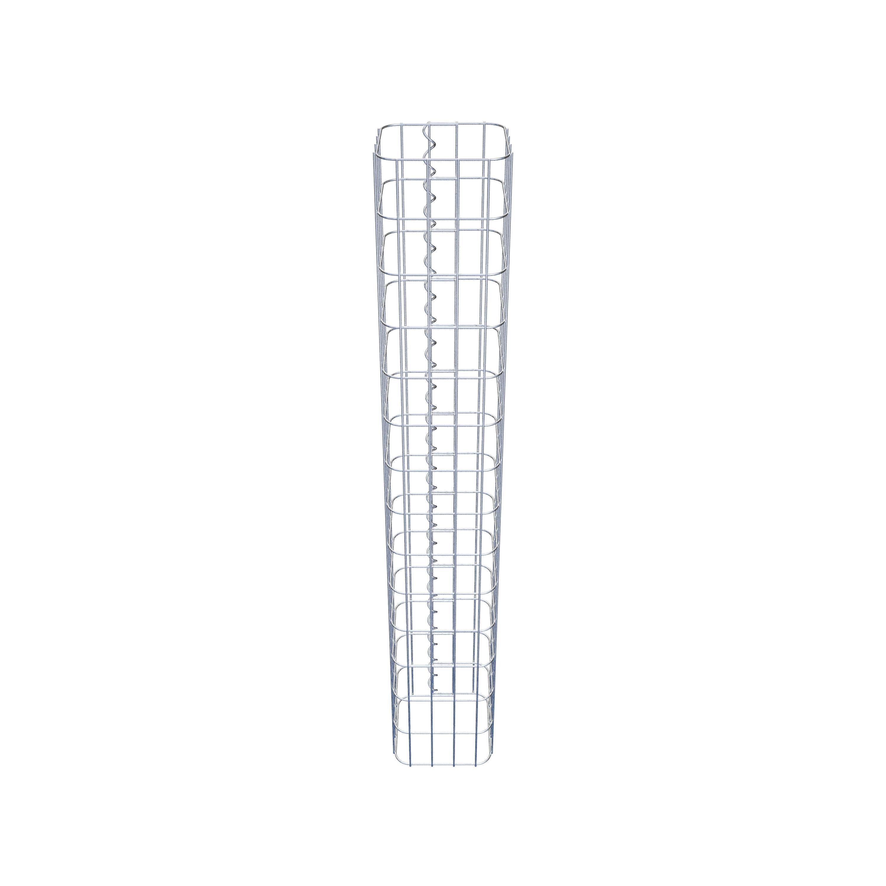 Columna de gaviones 22 x 22 cm, cuadrado MW 5 x 10 cm