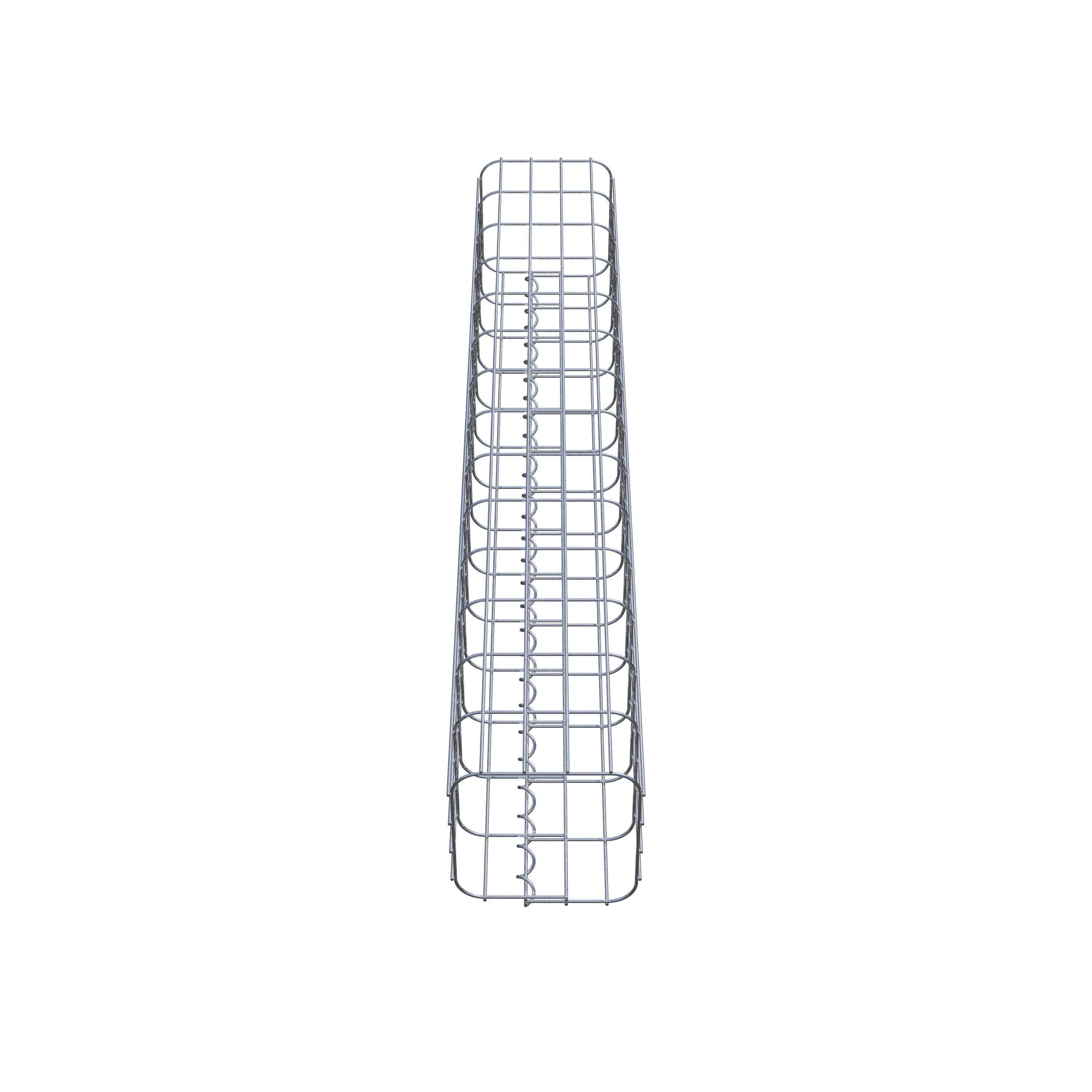 Columna de gaviones 22 x 22 cm, cuadrado MW 5 x 10 cm