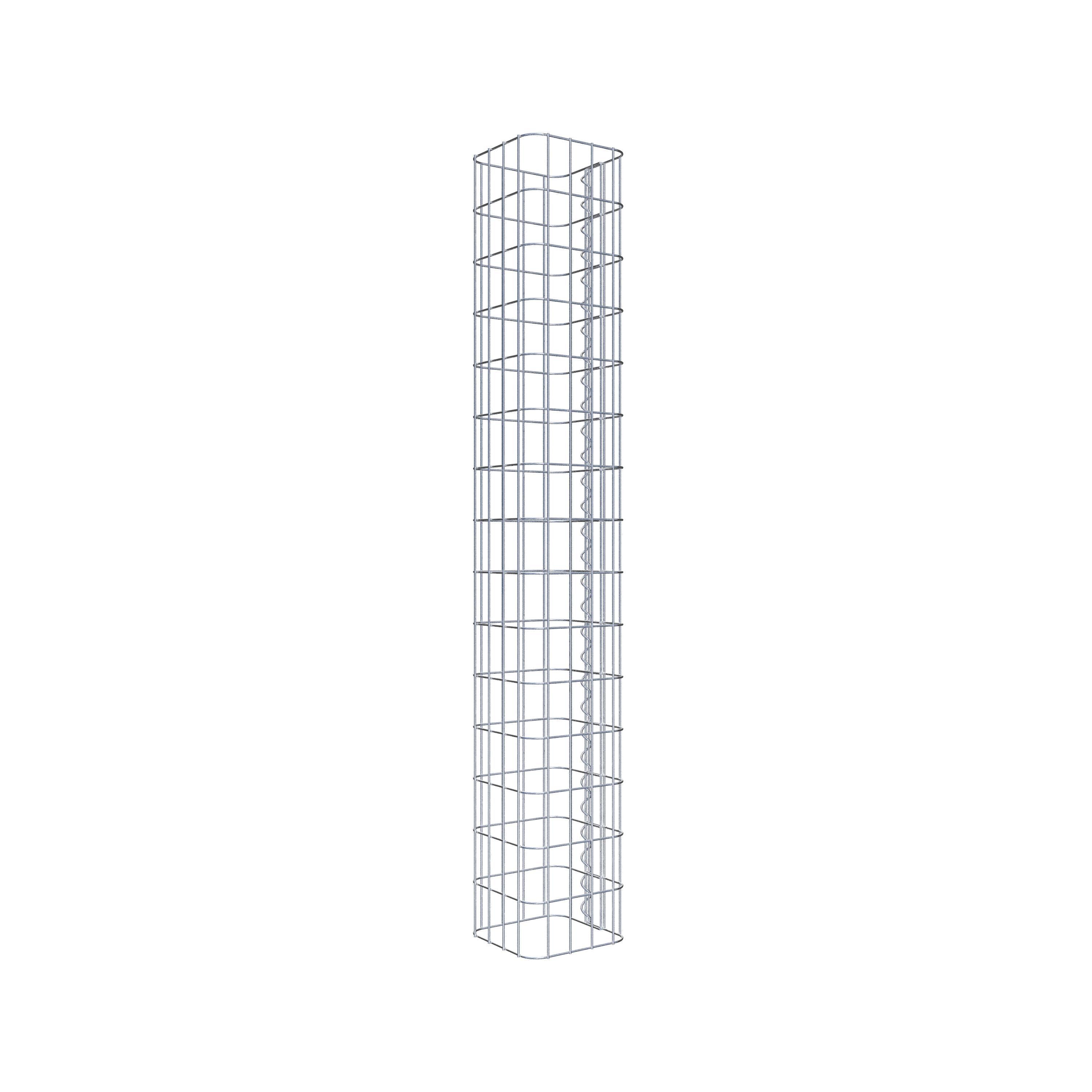 Columna de gaviones 22 x 22 cm, cuadrado MW 5 x 10 cm