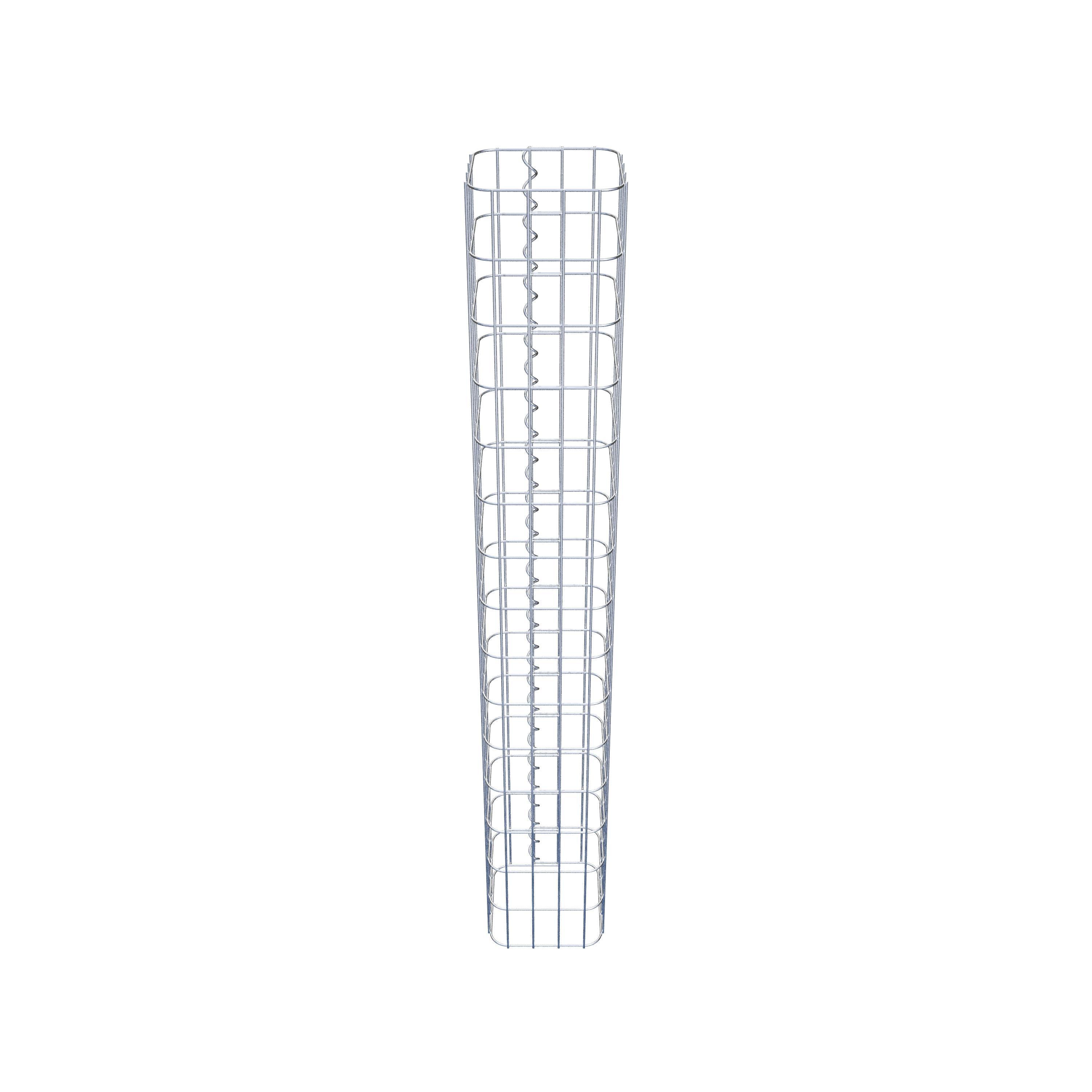 Columna de gaviones 22 x 22 cm, cuadrado MW 5 x 10 cm