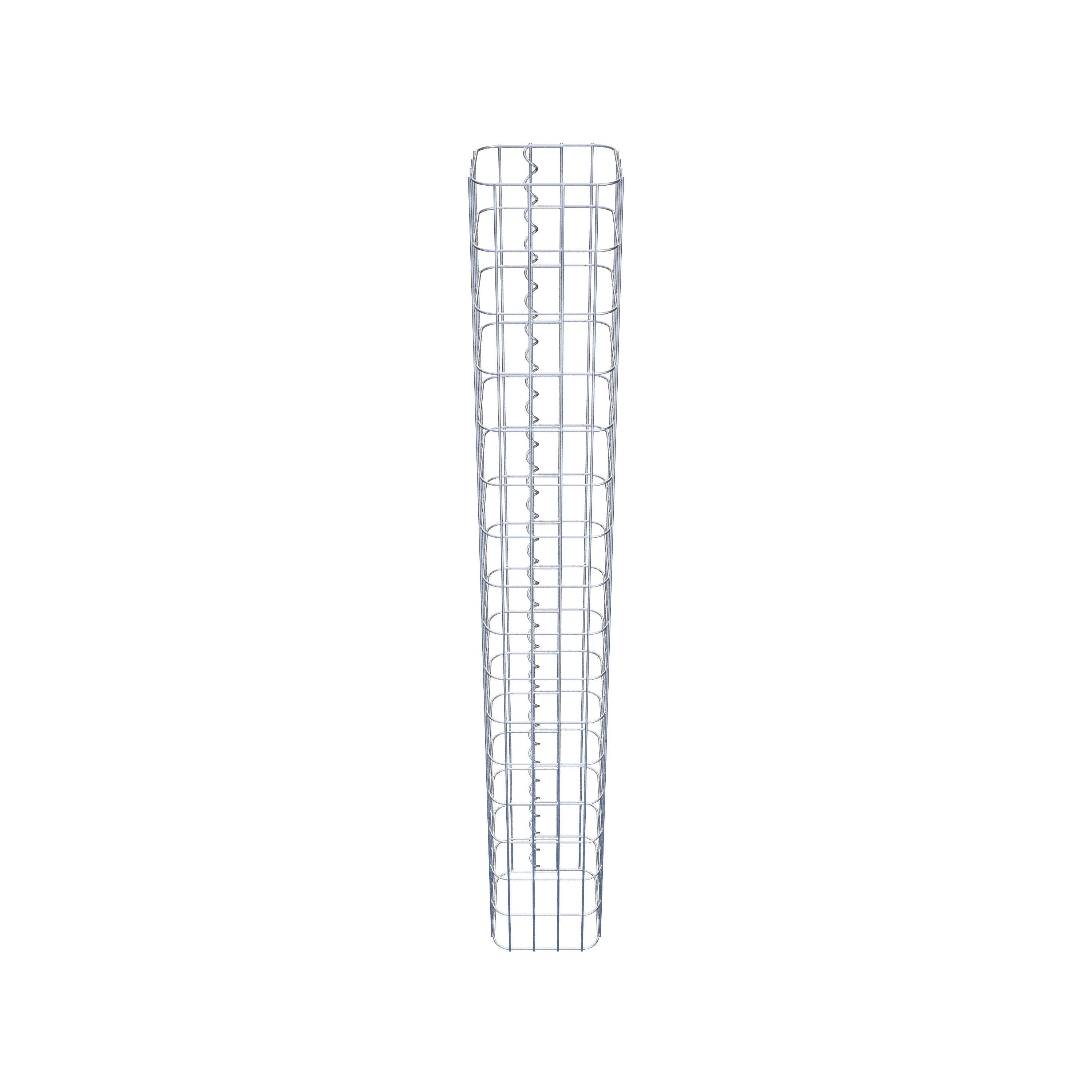 Columna de gaviones 22 x 22 cm, cuadrado MW 5 x 10 cm