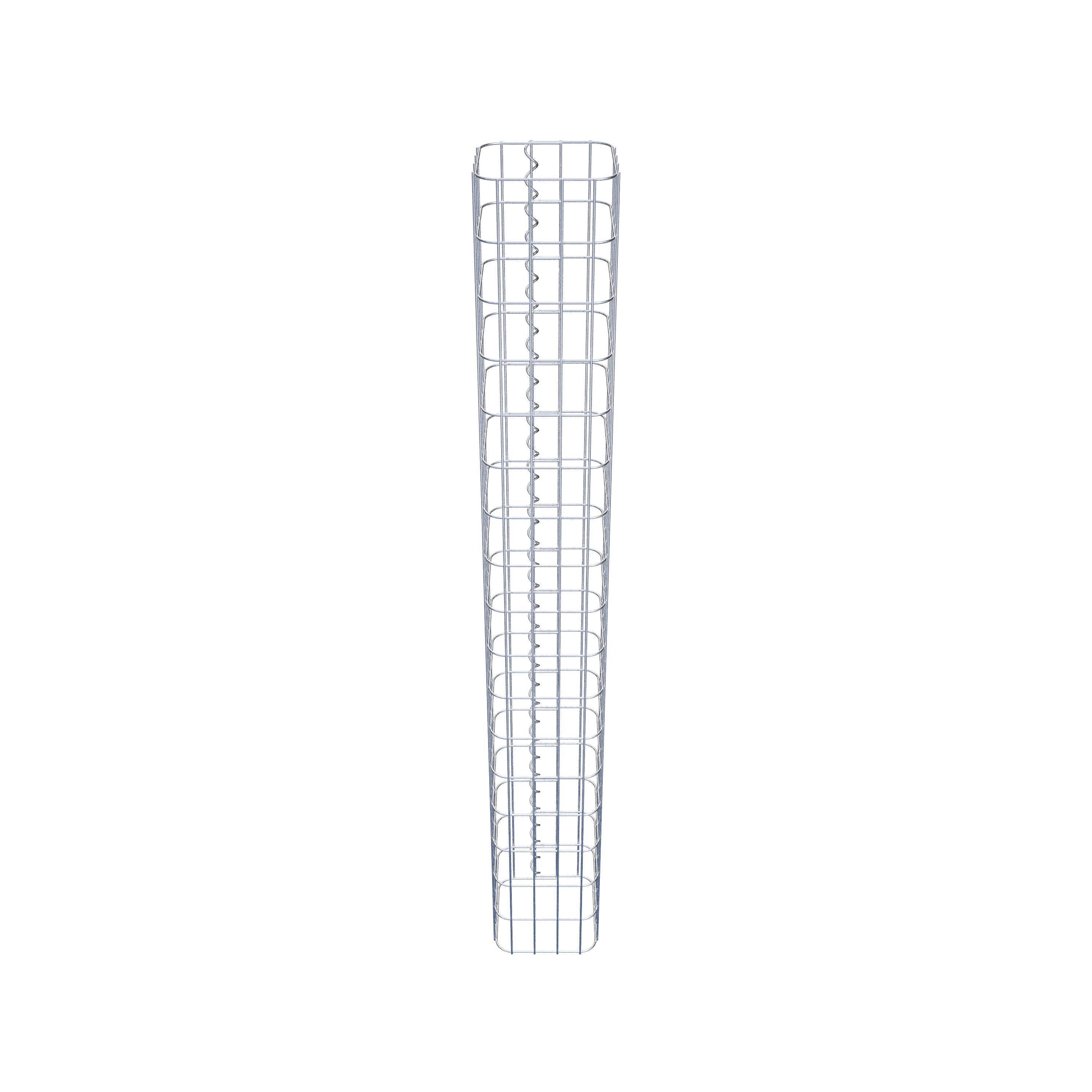 Columna de gaviones 22 x 22 cm, cuadrado MW 5 x 10 cm