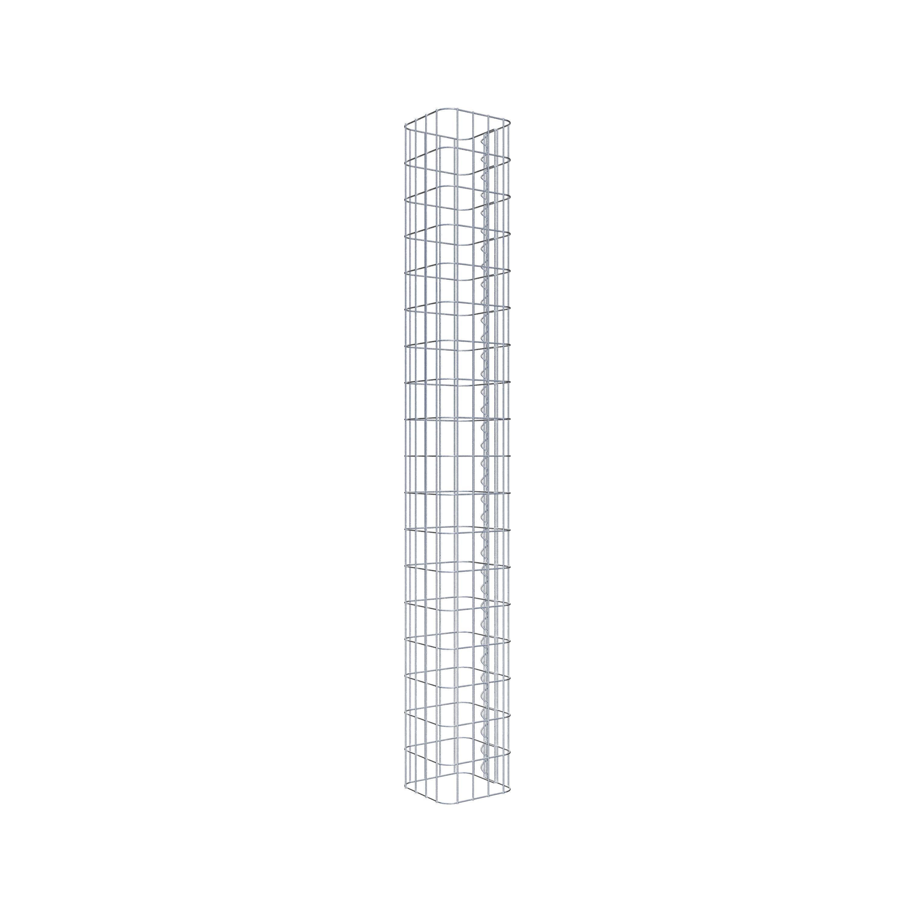 Columna de gaviones 22 x 22 cm, cuadrado MW 5 x 10 cm