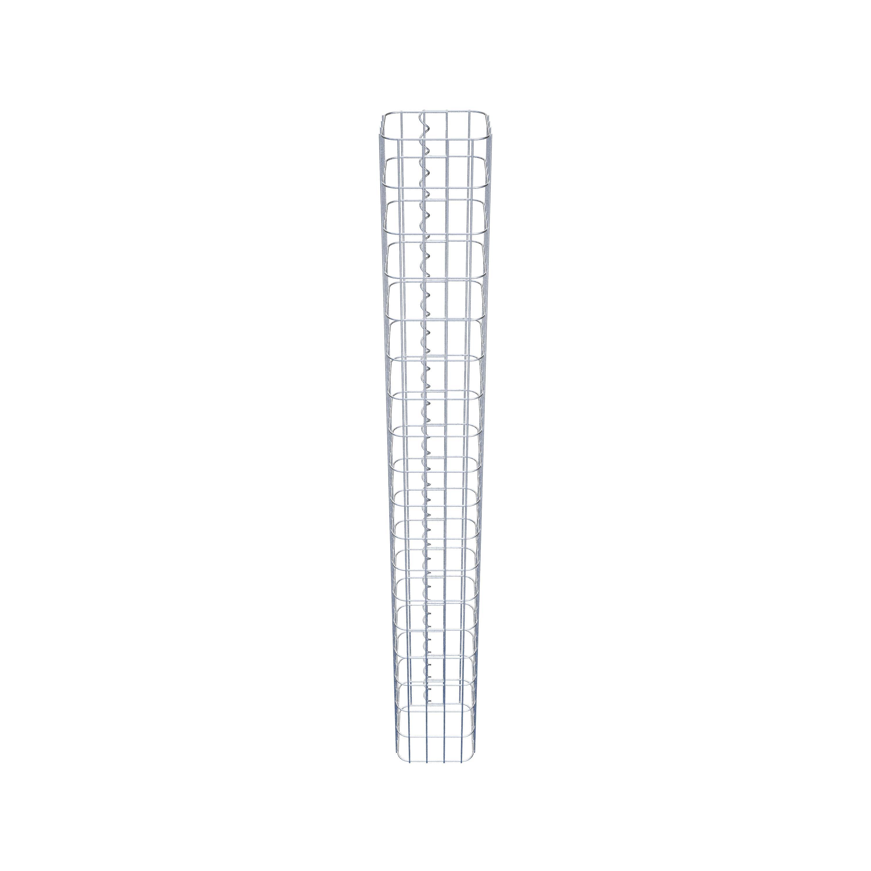 Columna de gaviones 22 x 22 cm, cuadrado MW 5 x 10 cm