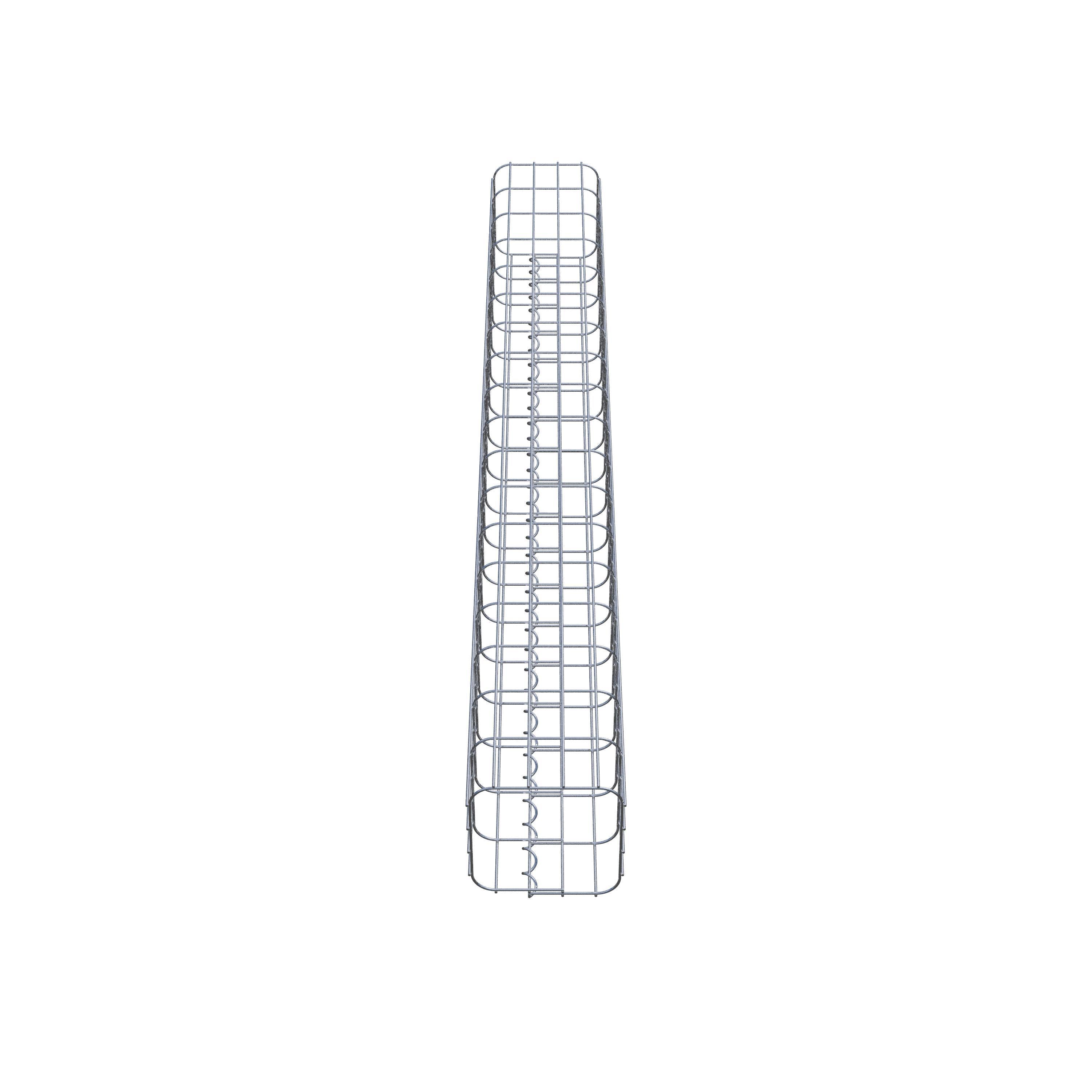 Columna de gaviones 22 x 22 cm, cuadrado MW 5 x 10 cm