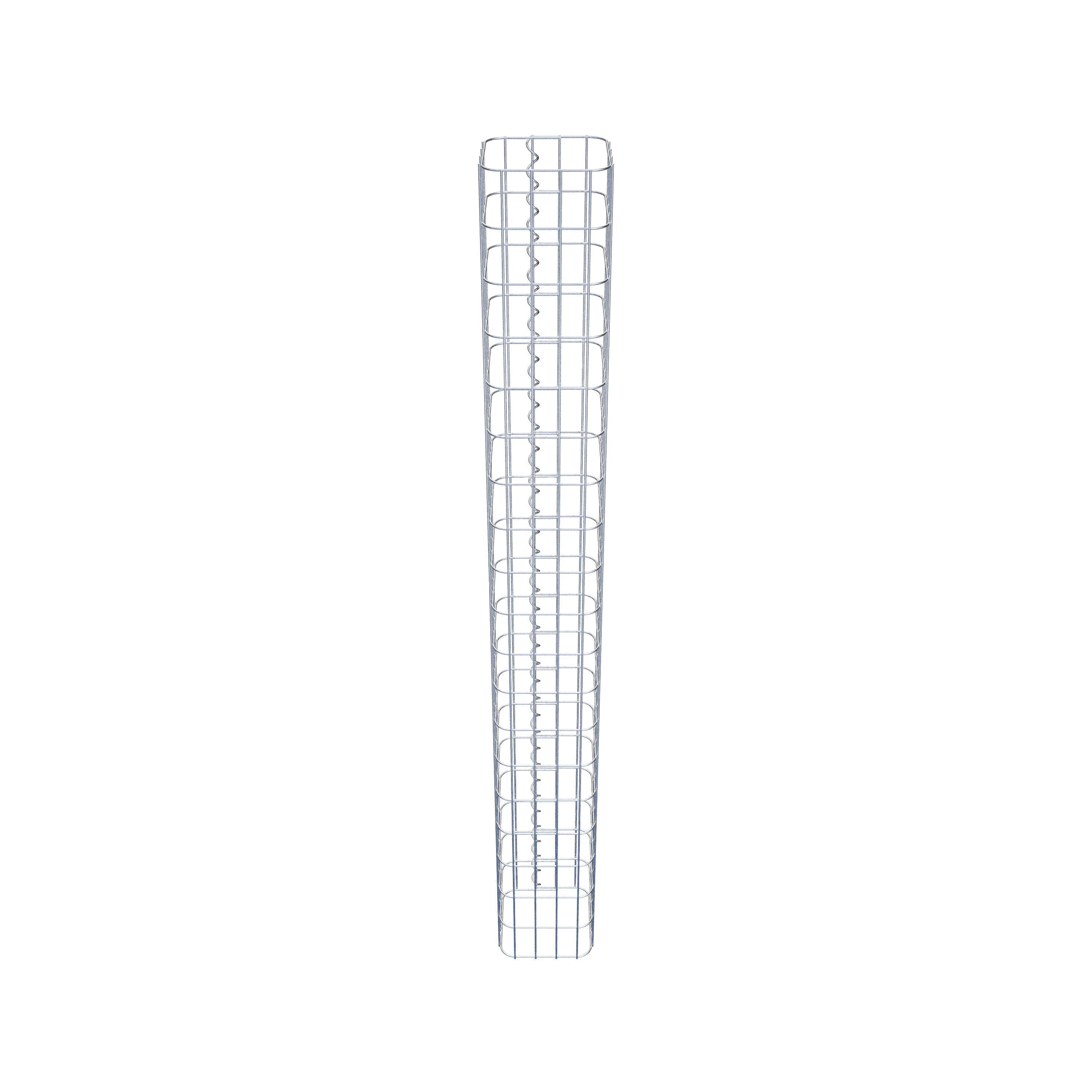Columna de gaviones 22 x 22 cm, cuadrado MW 5 x 10 cm