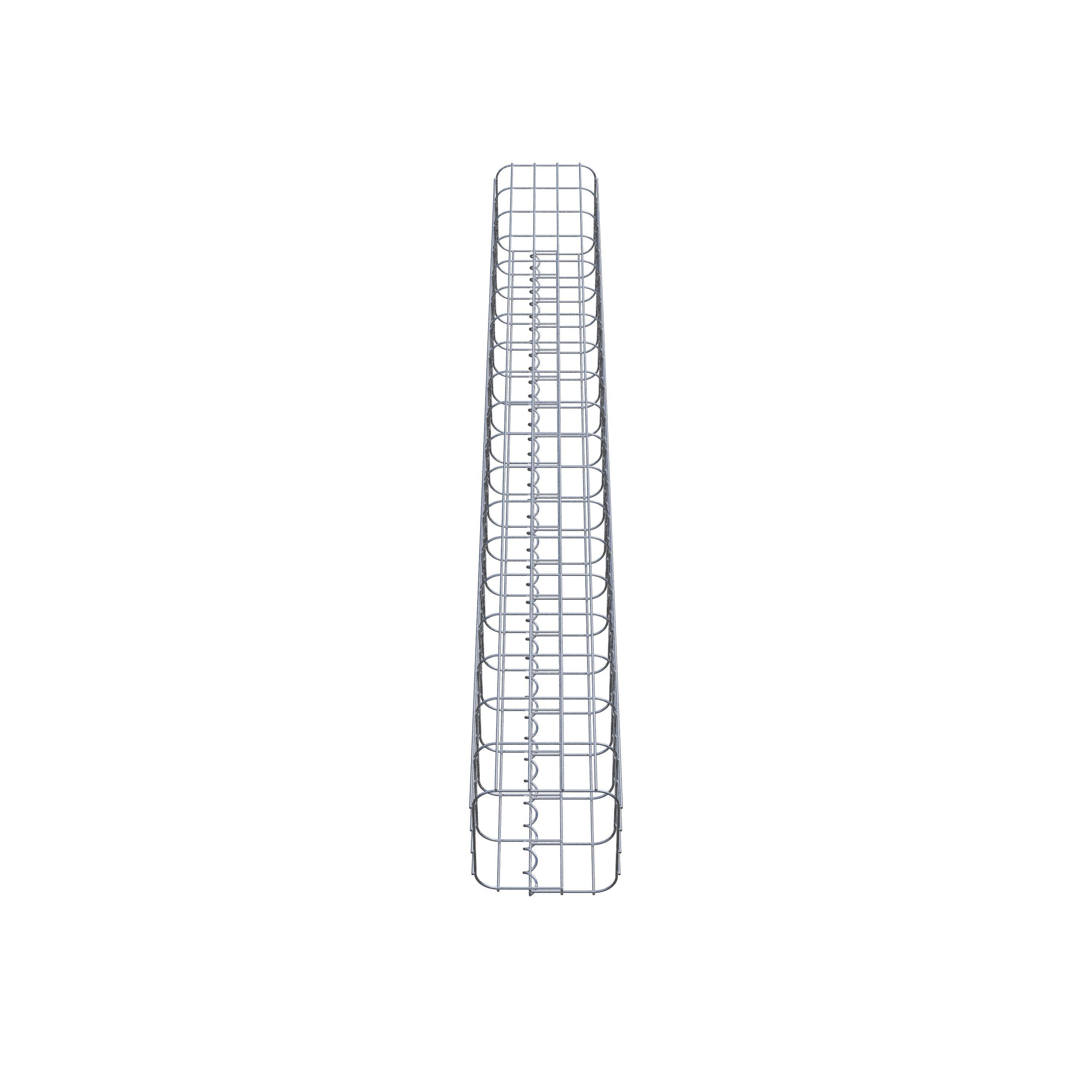 Columna de gaviones 22 x 22 cm, cuadrado MW 5 x 10 cm