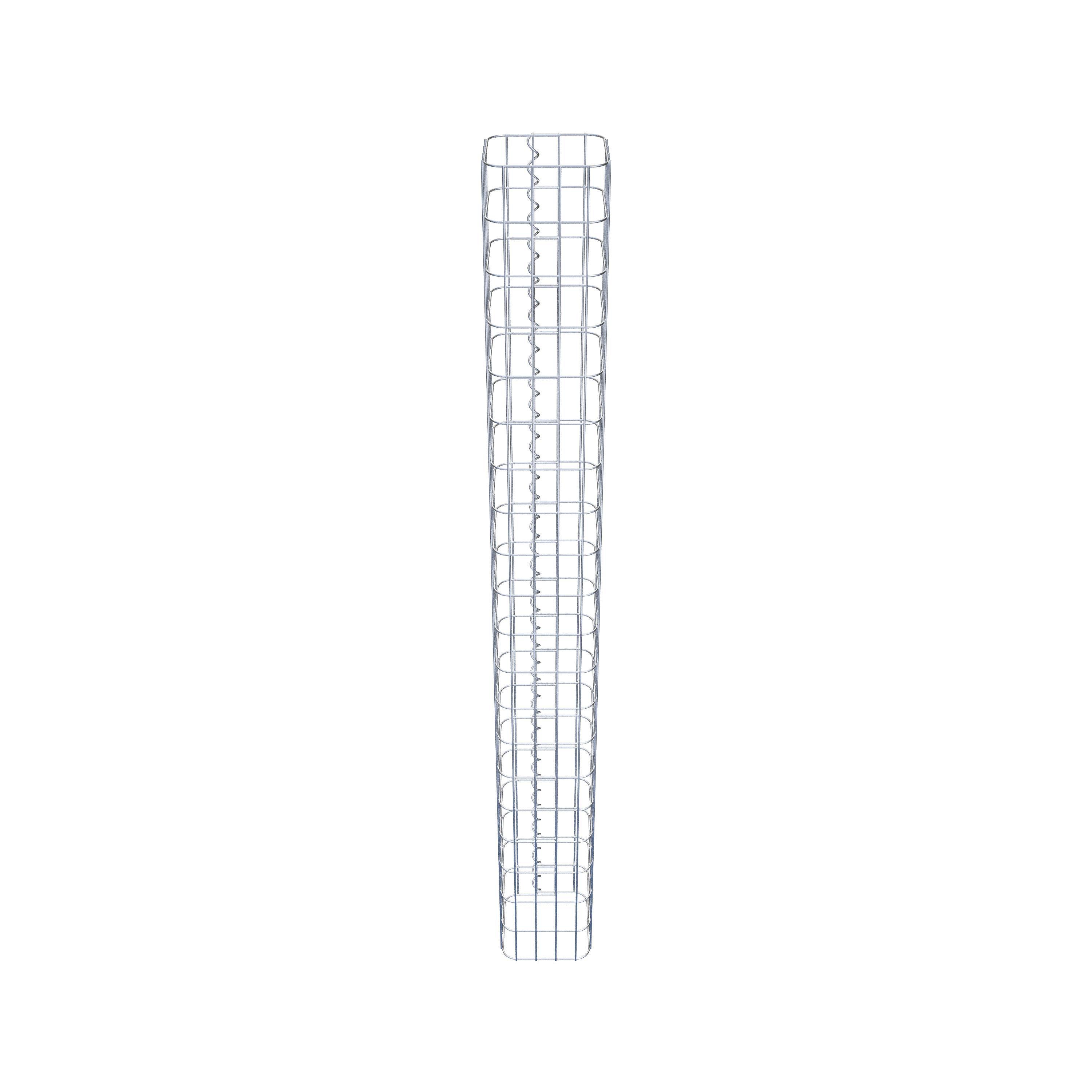 Columna de gaviones 22 x 22 cm, cuadrado MW 5 x 10 cm