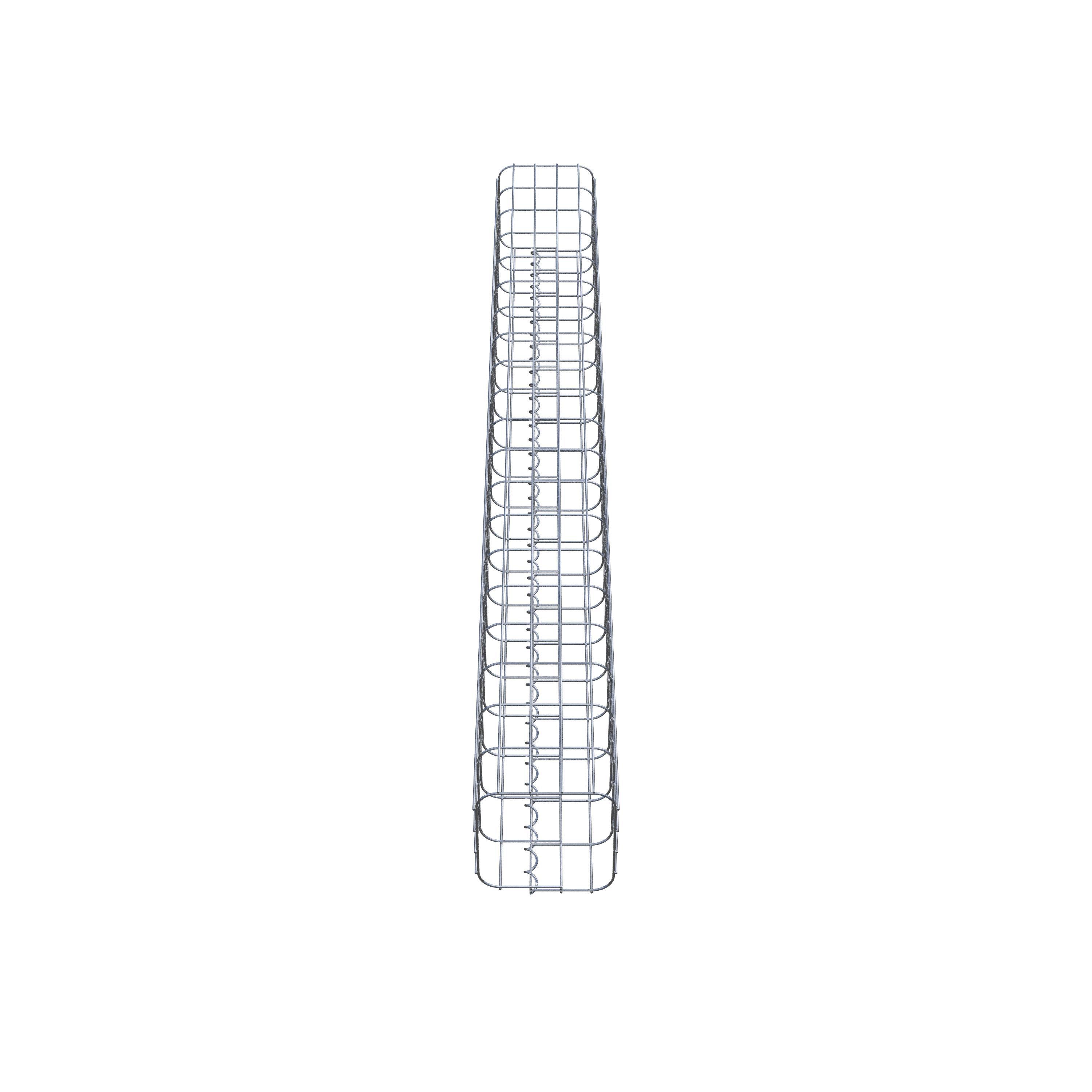 Columna de gaviones 22 x 22 cm, cuadrado MW 5 x 10 cm