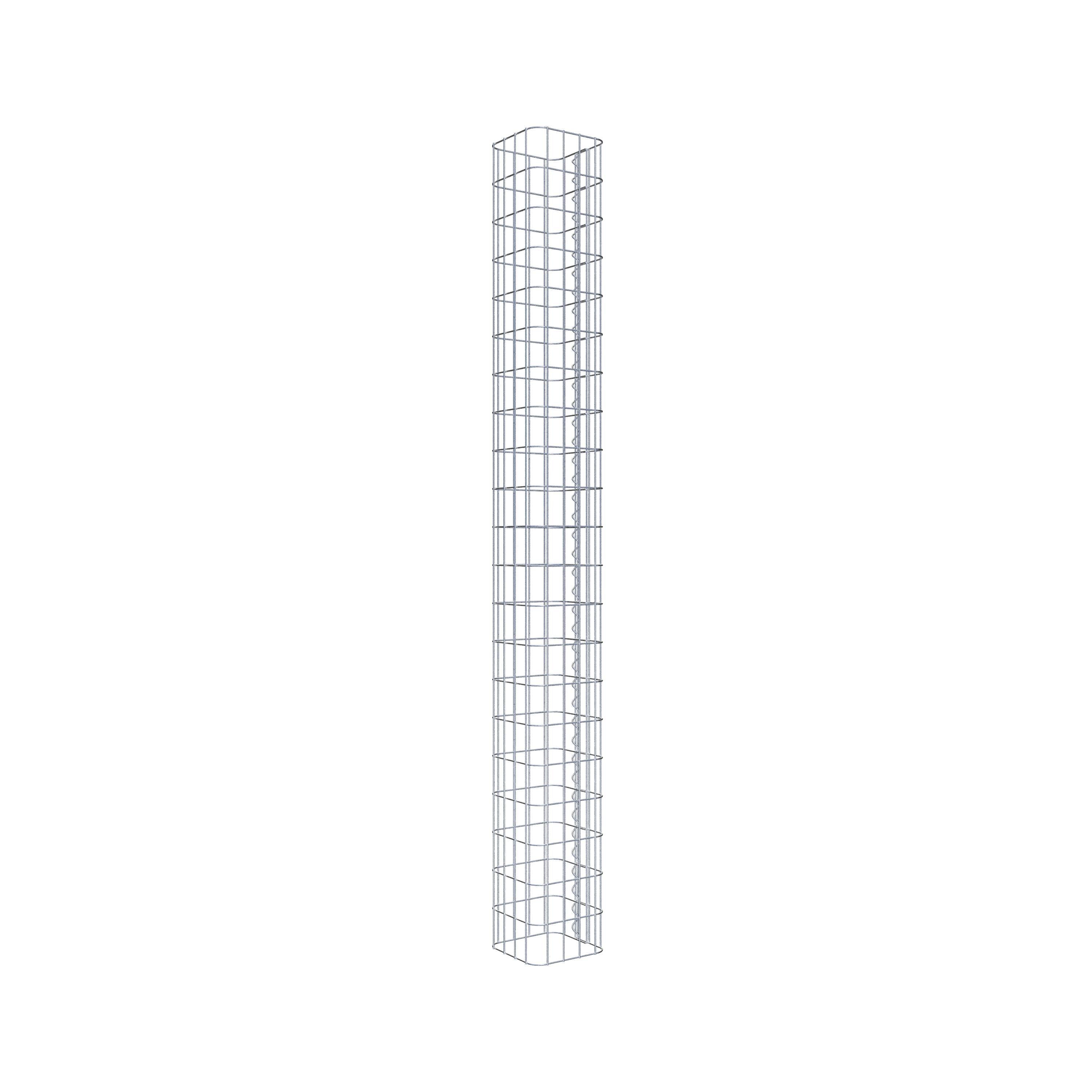 Columna de gaviones 22 x 22 cm, cuadrado MW 5 x 10 cm