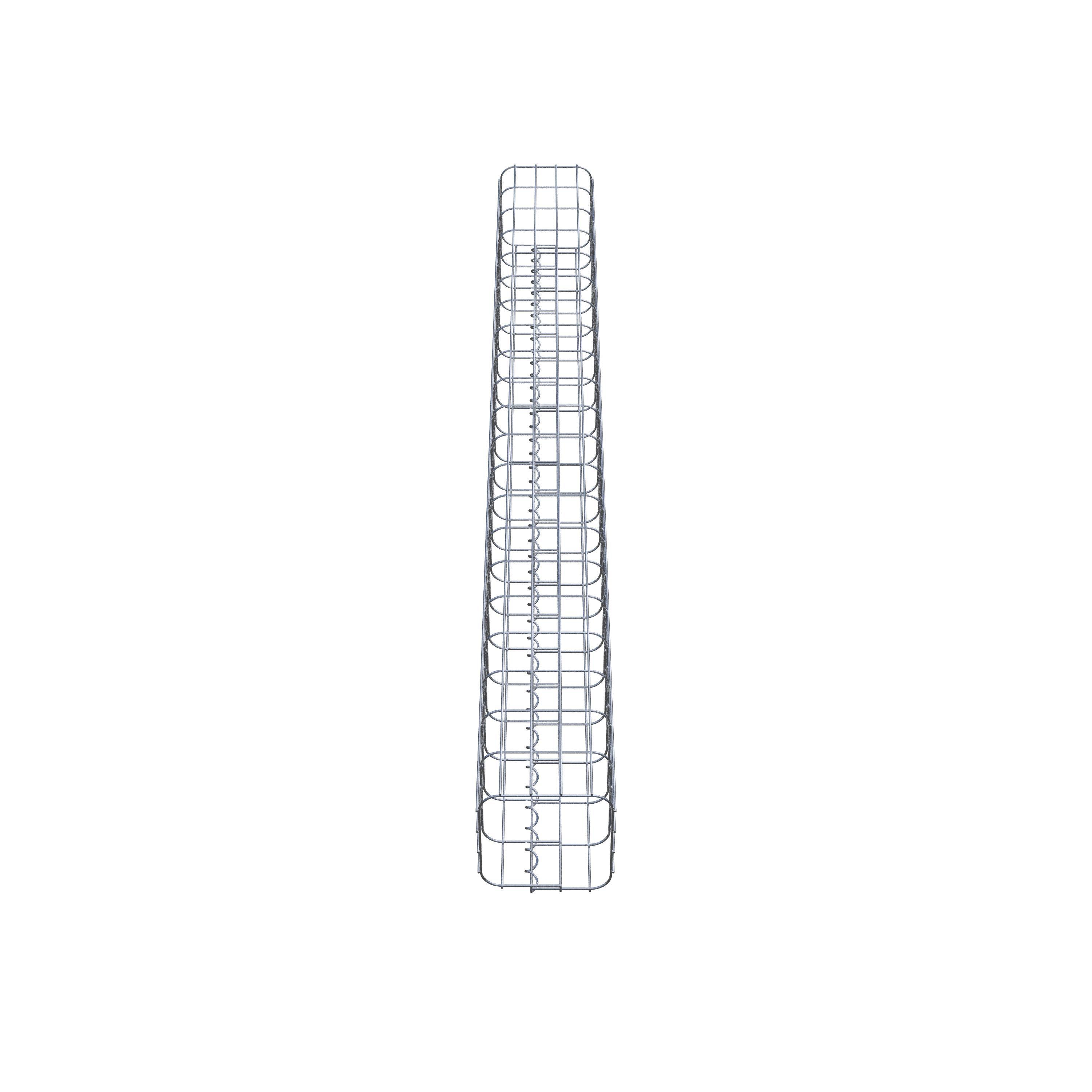 Columna de gaviones 22 x 22 cm, cuadrado MW 5 x 10 cm