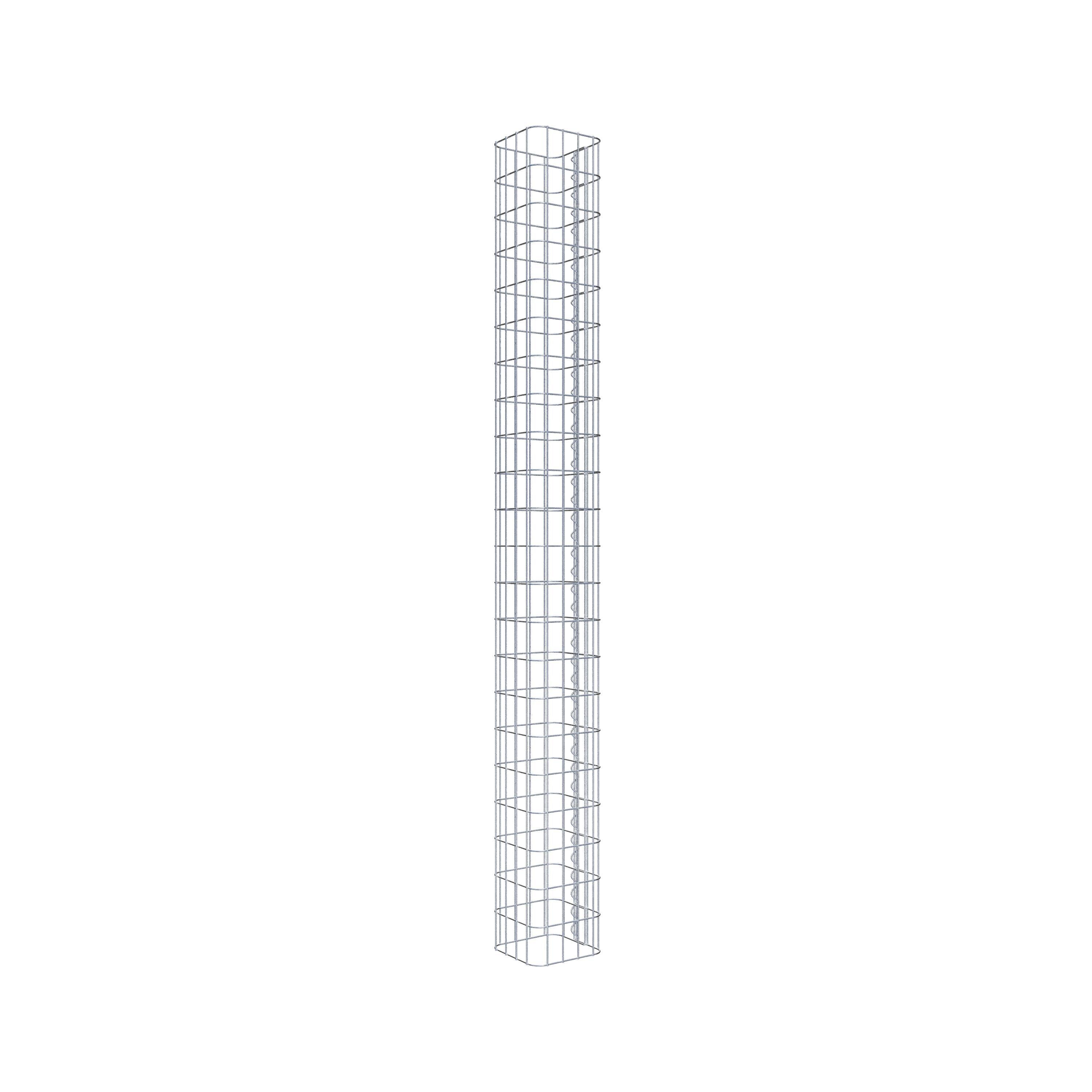 Columna de gaviones 22 x 22 cm, cuadrado MW 5 x 10 cm