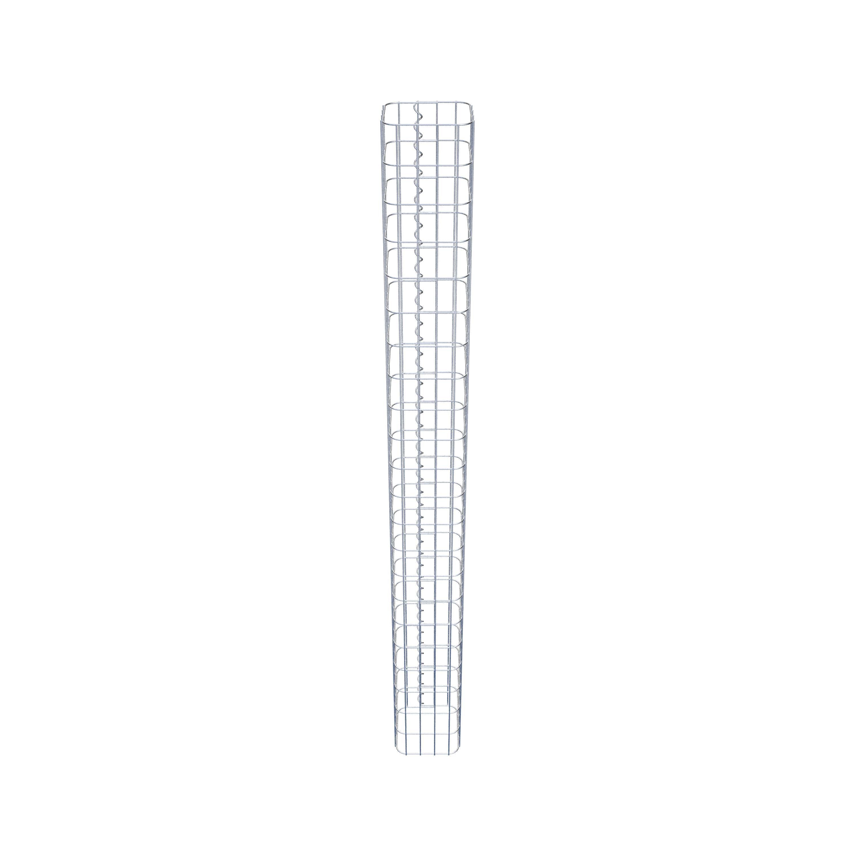 Columna de gaviones 22 x 22 cm, cuadrado MW 5 x 10 cm