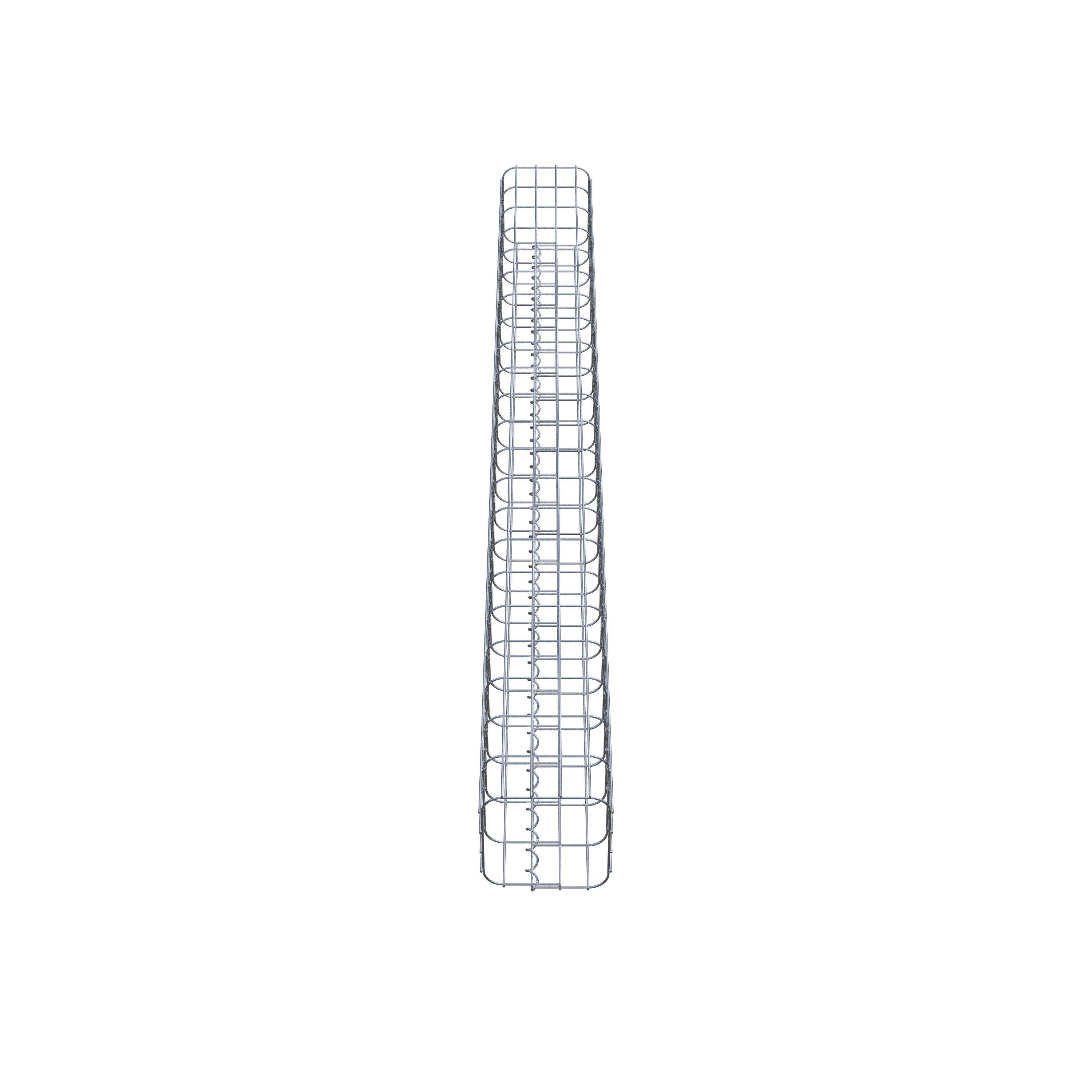 Columna de gaviones 22 x 22 cm, cuadrado MW 5 x 10 cm