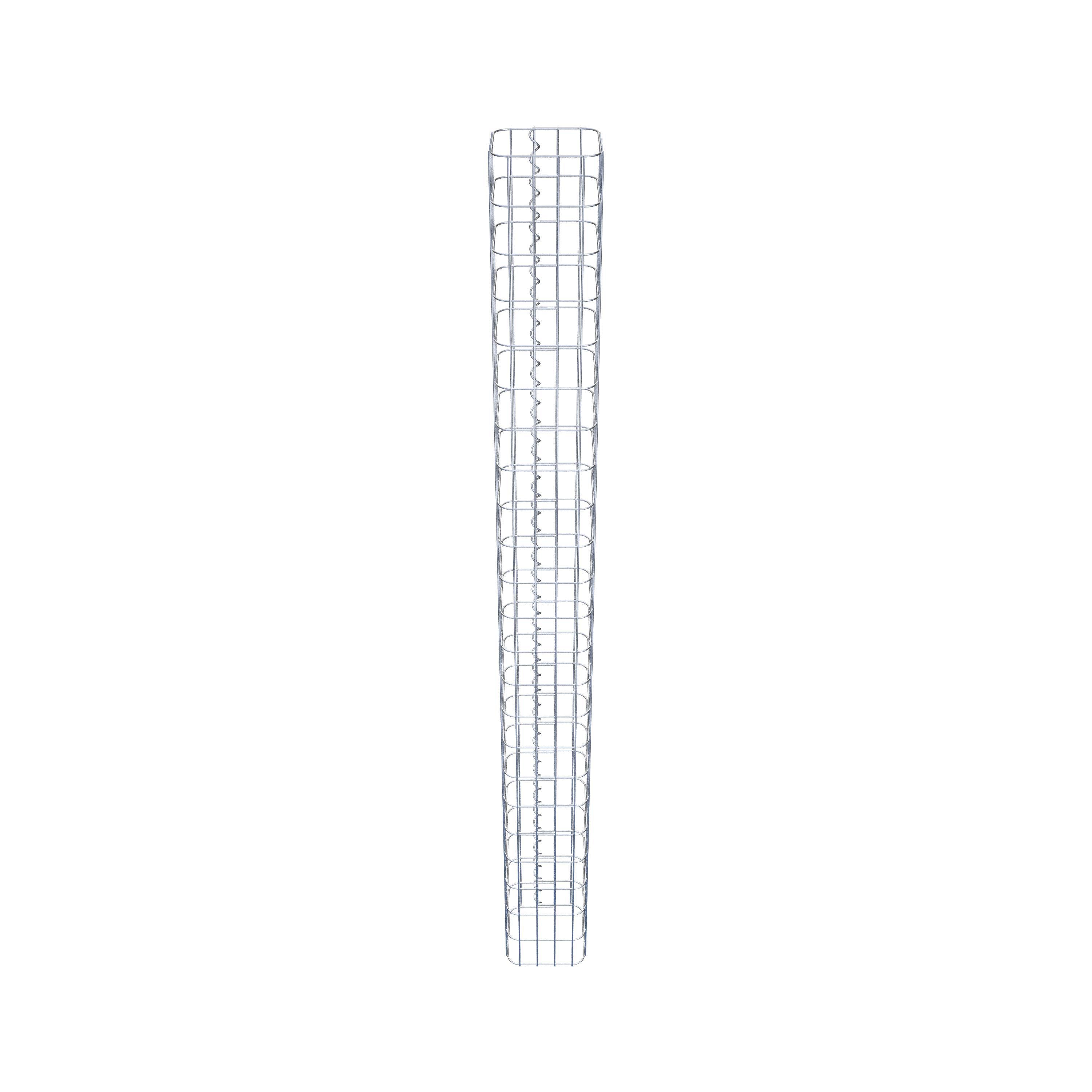 Columna de gaviones 22 x 22 cm, cuadrado MW 5 x 10 cm