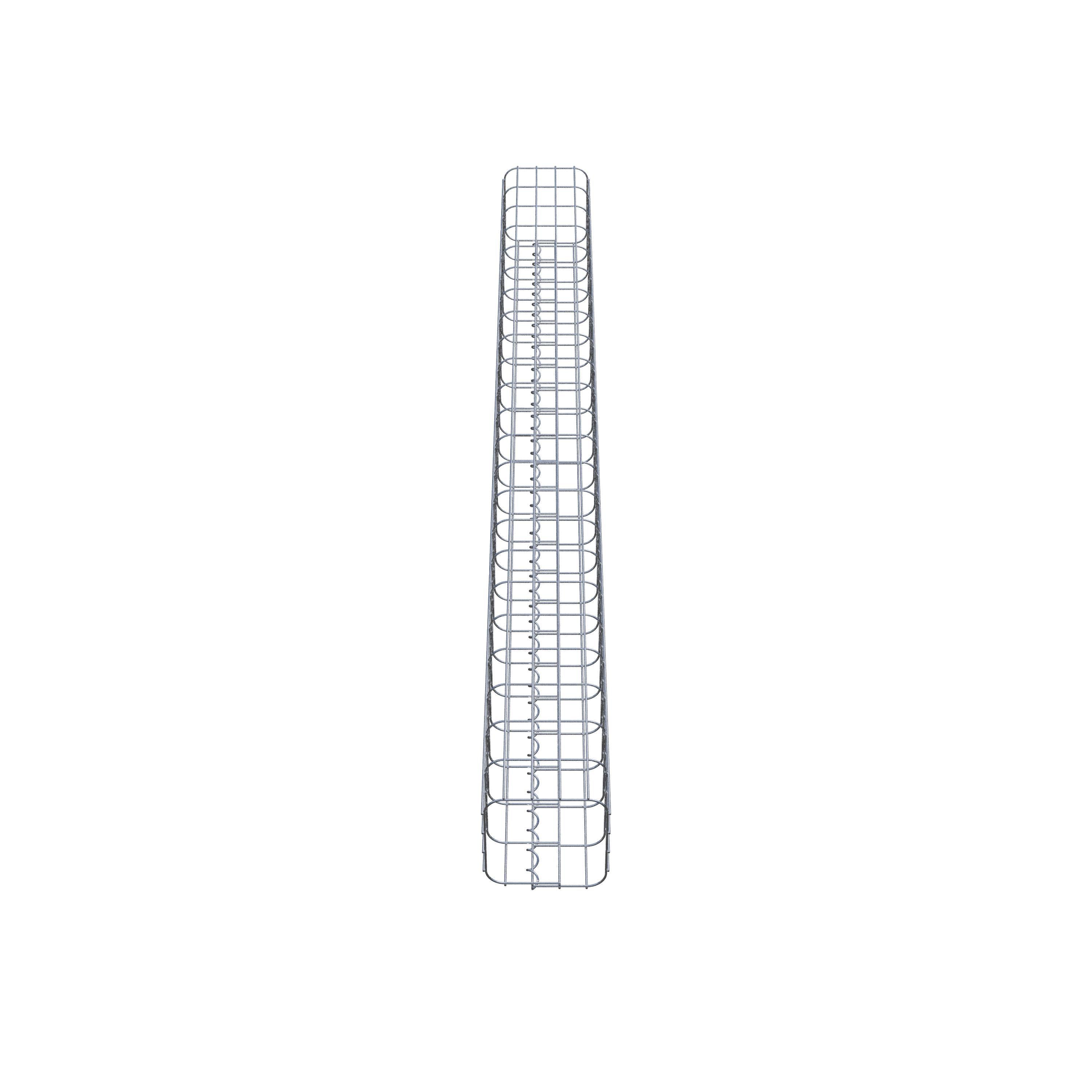 Columna de gaviones 22 x 22 cm, cuadrado MW 5 x 10 cm