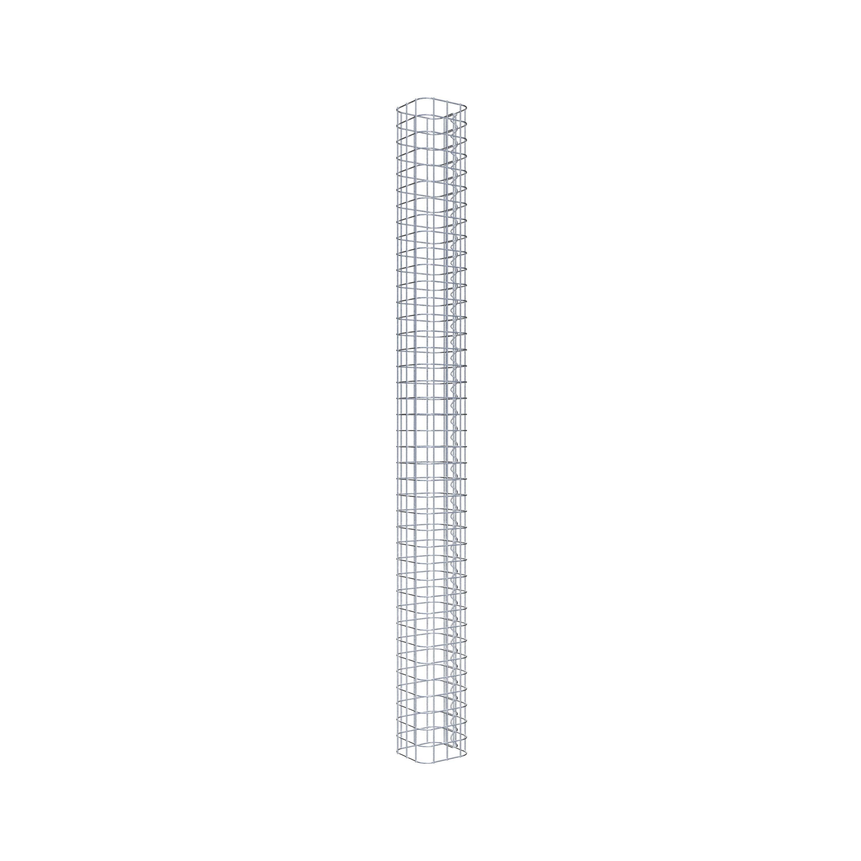 Columna de gaviones 17 x 17 cm, cuadrado MW 5 x 5 cm