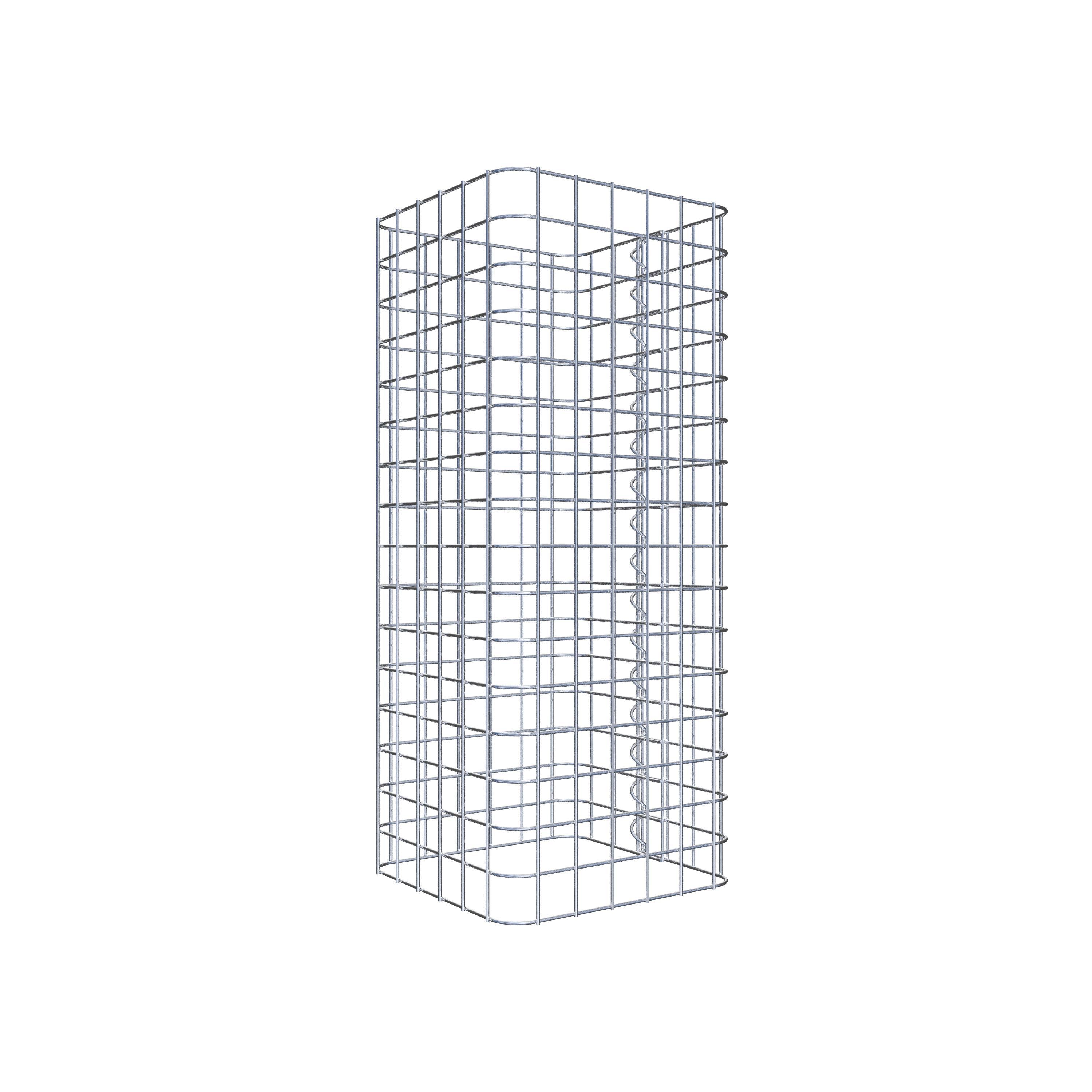 Columna de gaviones 32 x 32 cm MW 5 x 5 cm cuadrado