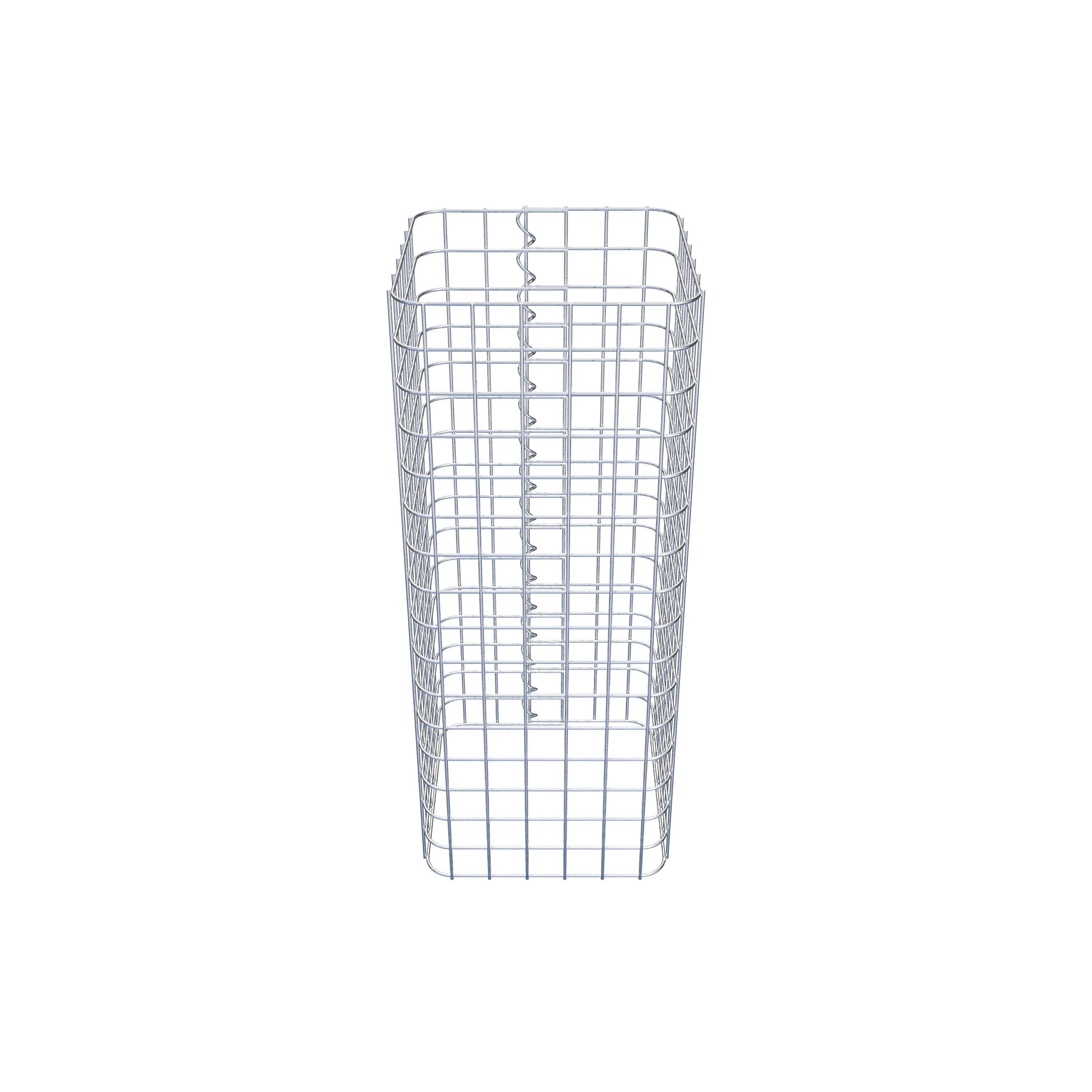 Columna de gaviones 32 x 32 cm MW 5 x 5 cm cuadrado