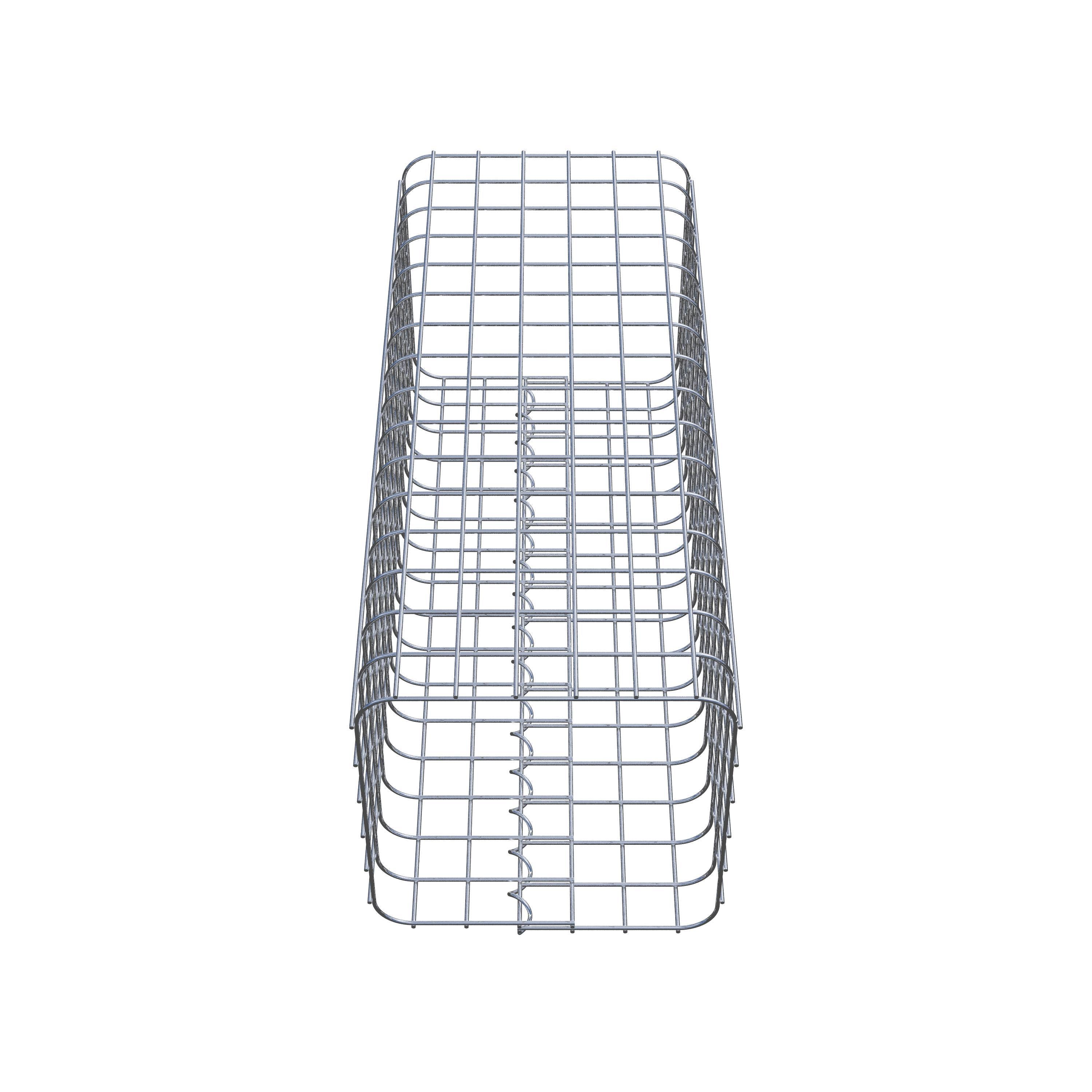 Columna de gaviones 32 x 32 cm MW 5 x 5 cm cuadrado