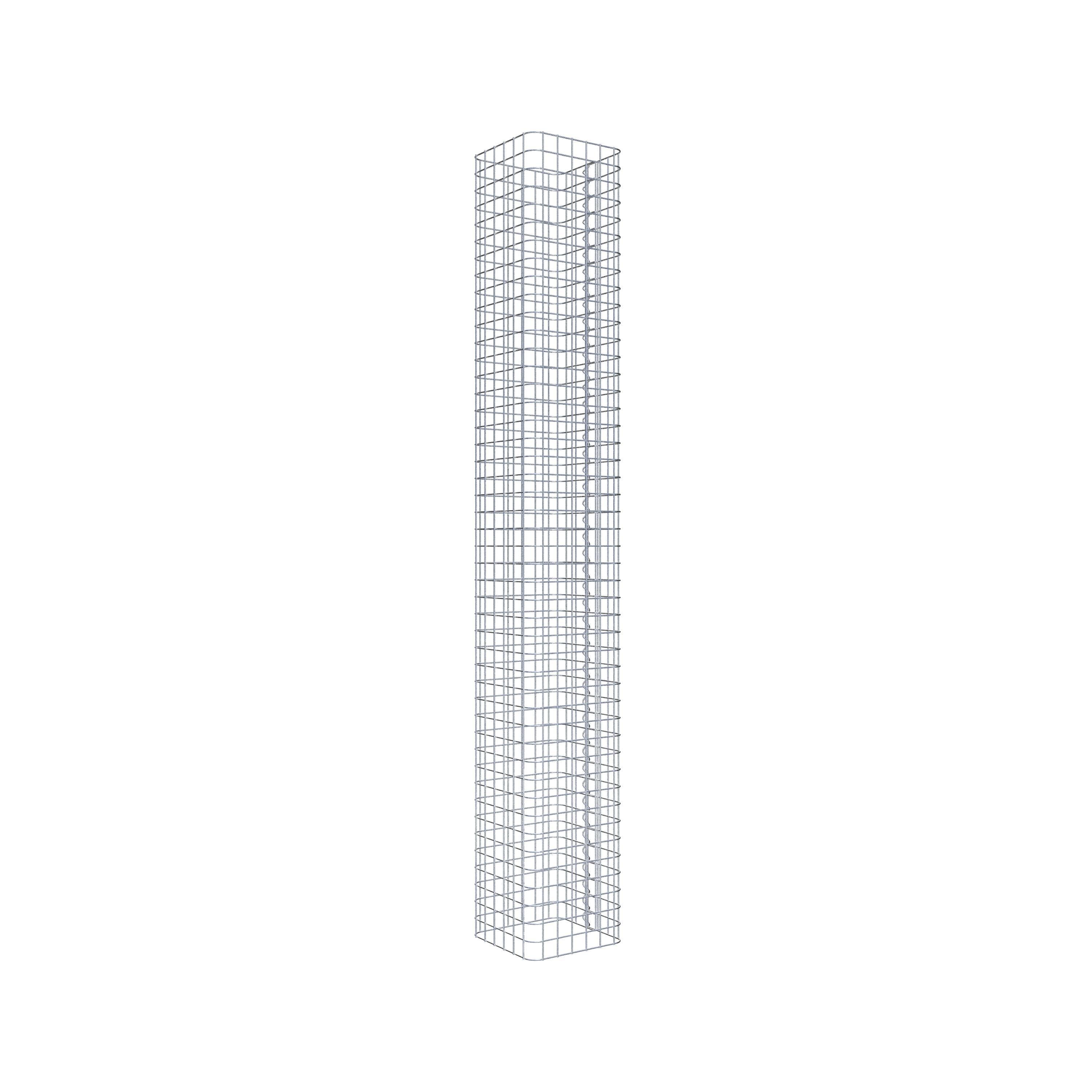 Columna de gaviones 32 x 32 cm MW 5 x 5 cm cuadrado