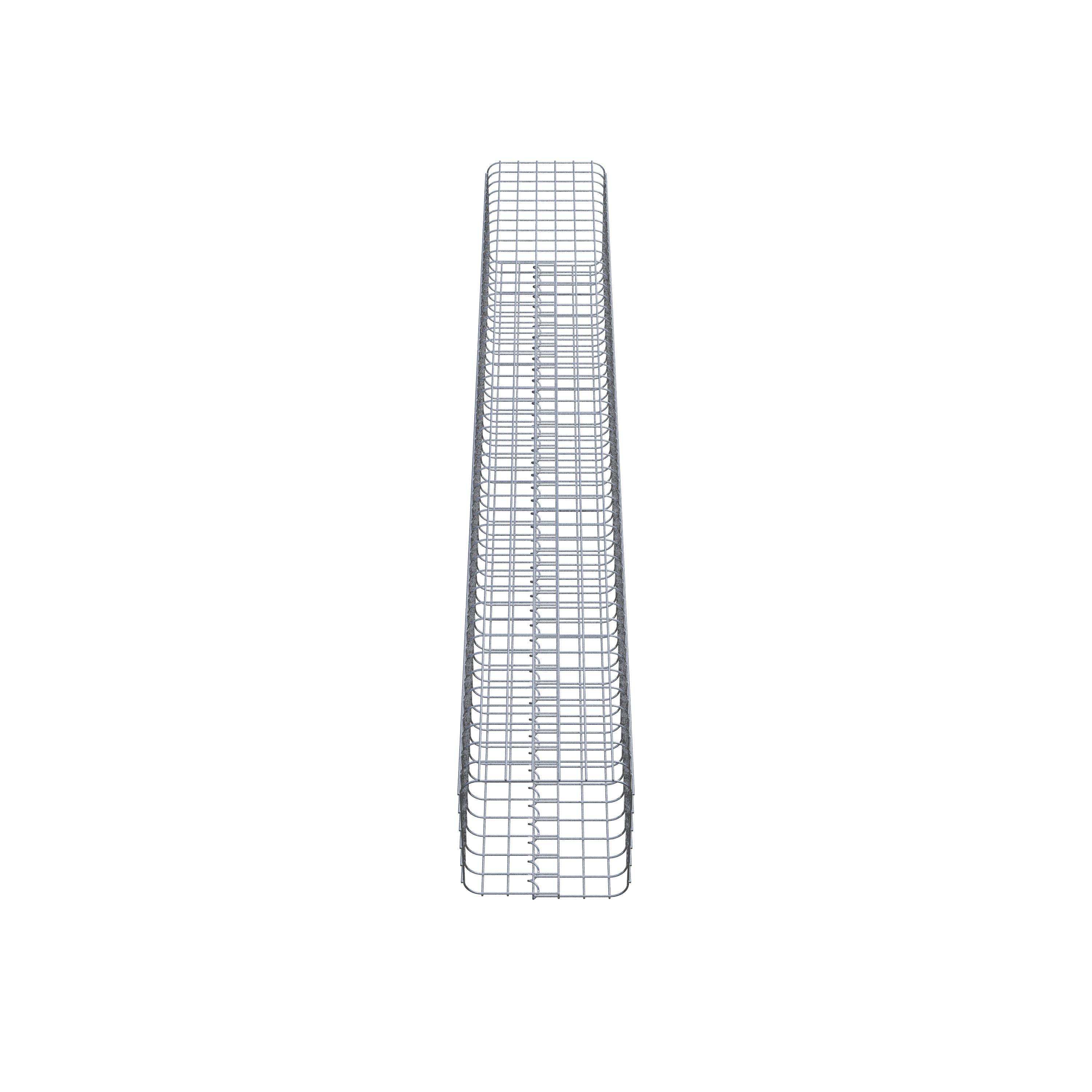 Columna de gaviones 32 x 32 cm MW 5 x 5 cm cuadrado