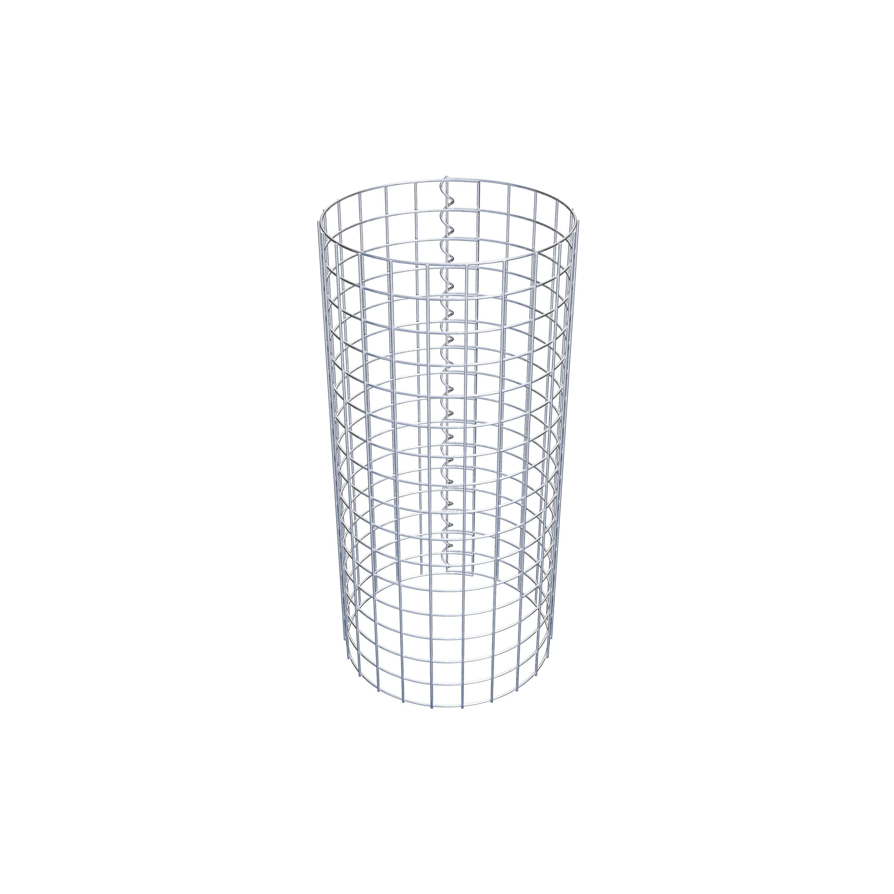 Columna de gaviones diámetro 37 cm MW 5 x 5 cm redonda