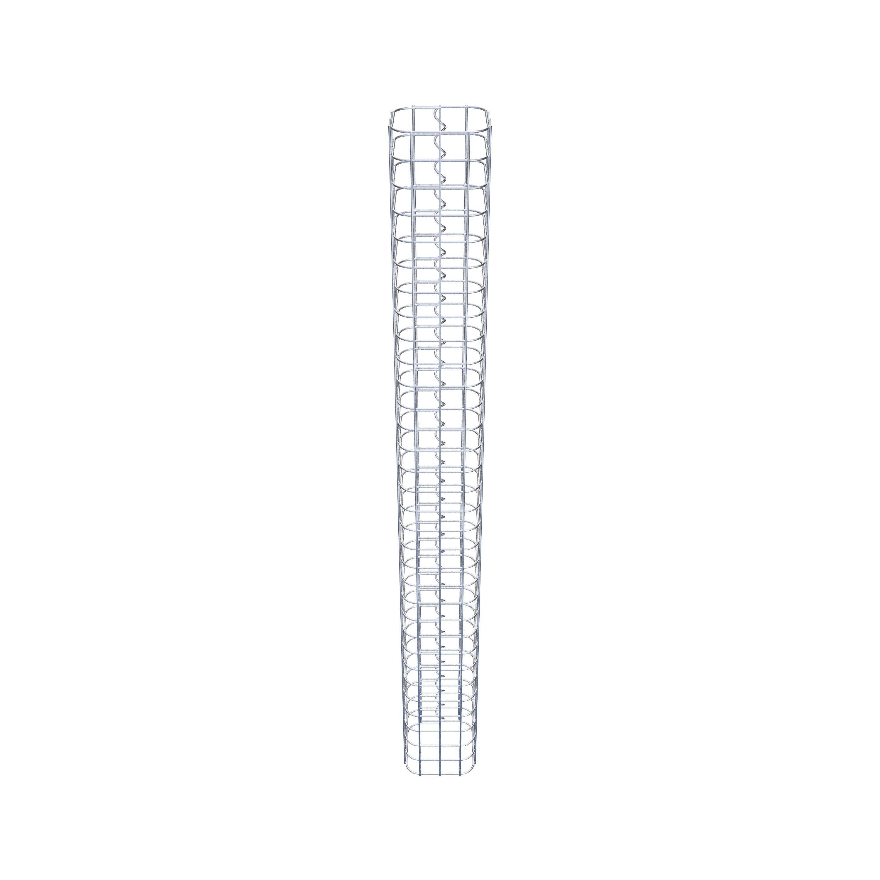 Columna de gaviones 17 x 17 cm, cuadrado MW 5 x 5 cm