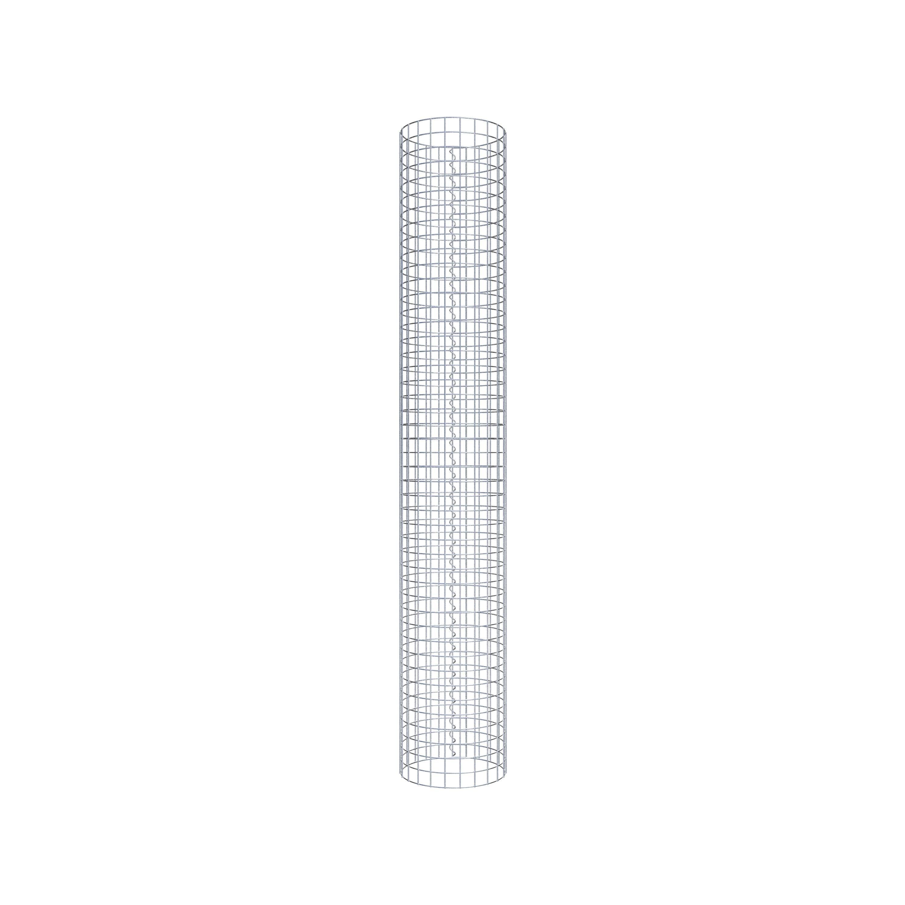 Columna de gaviones diámetro 37 cm MW 5 x 5 cm redonda