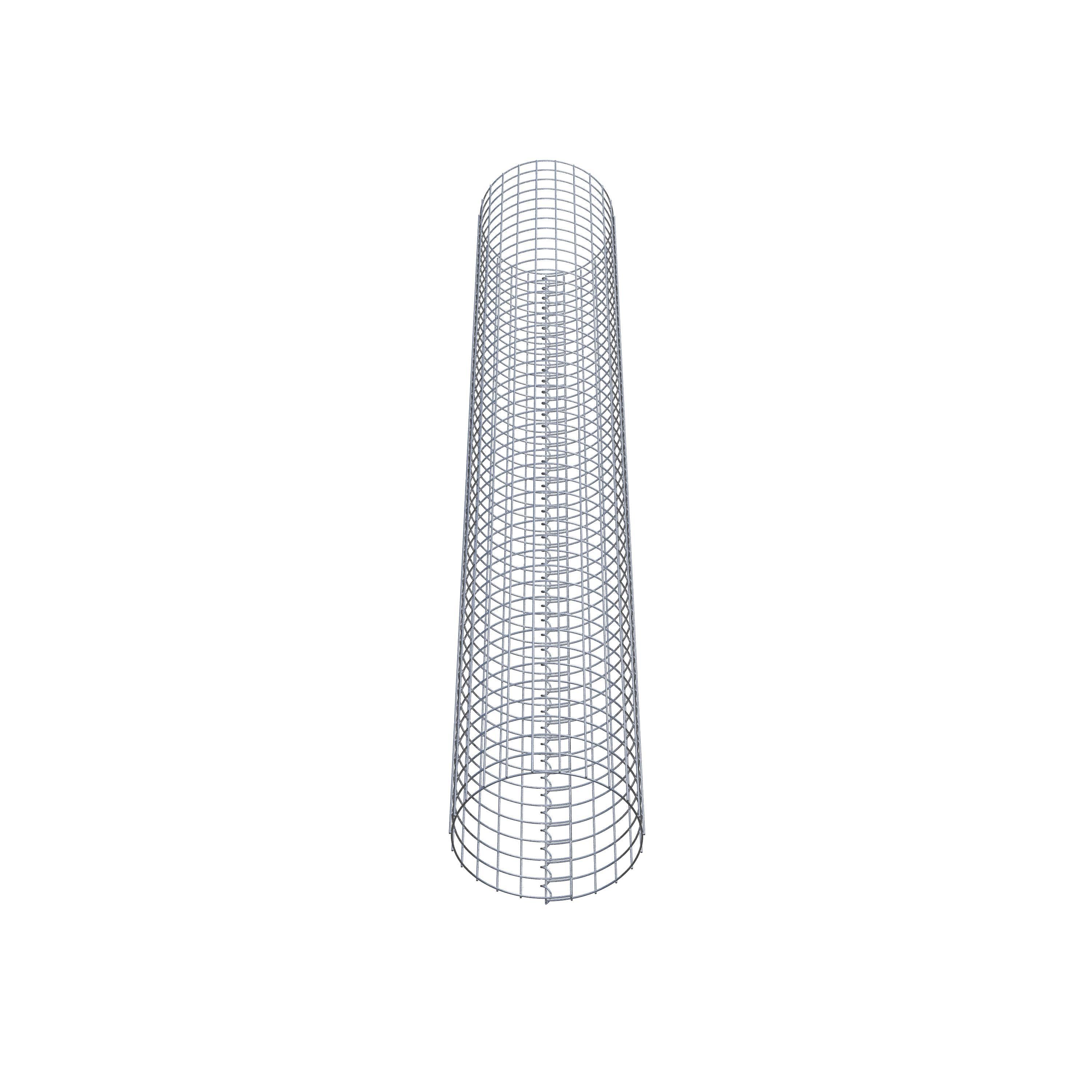 Columna de gaviones diámetro 37 cm MW 5 x 5 cm redonda