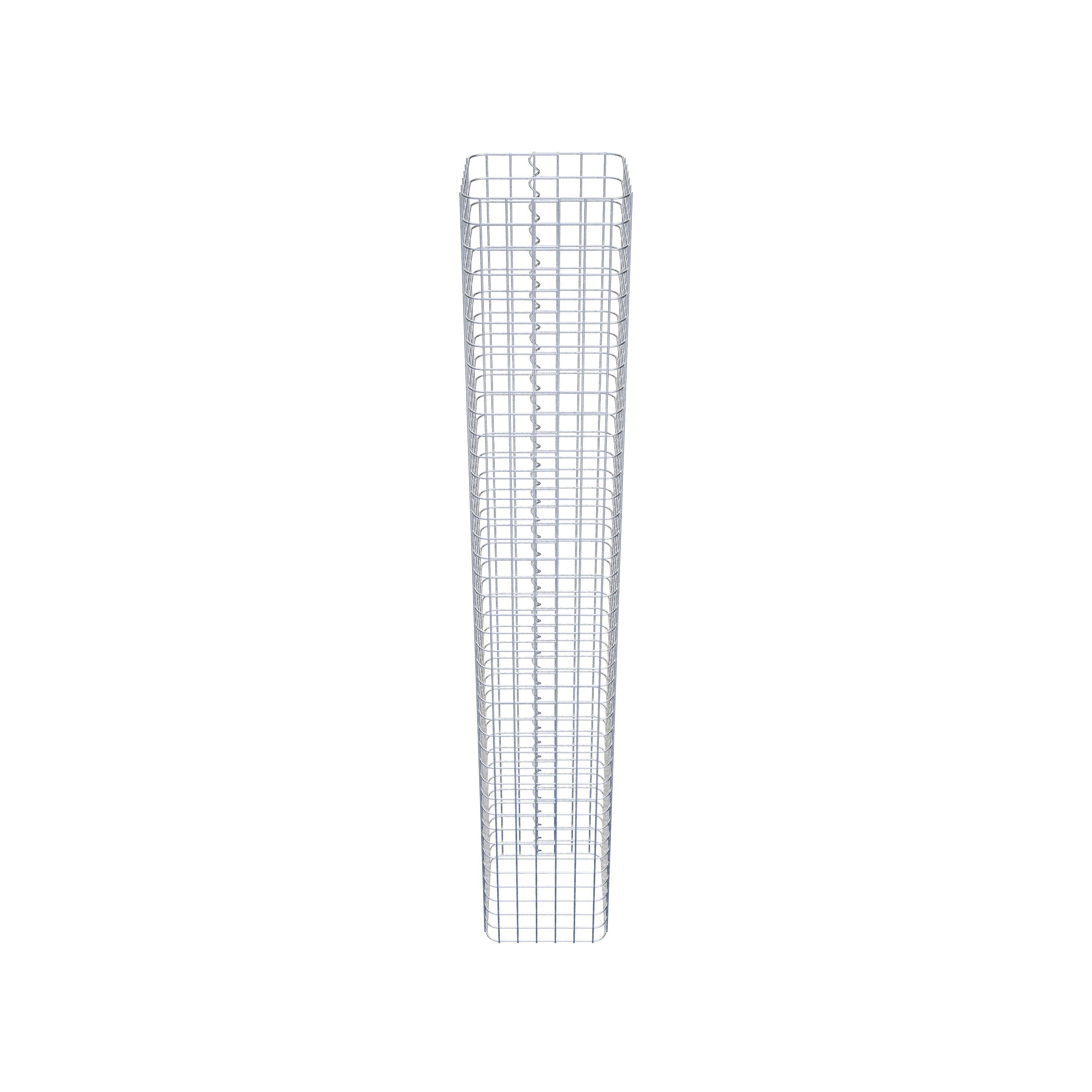Columna de gaviones 32 x 32 cm MW 5 x 5 cm cuadrado