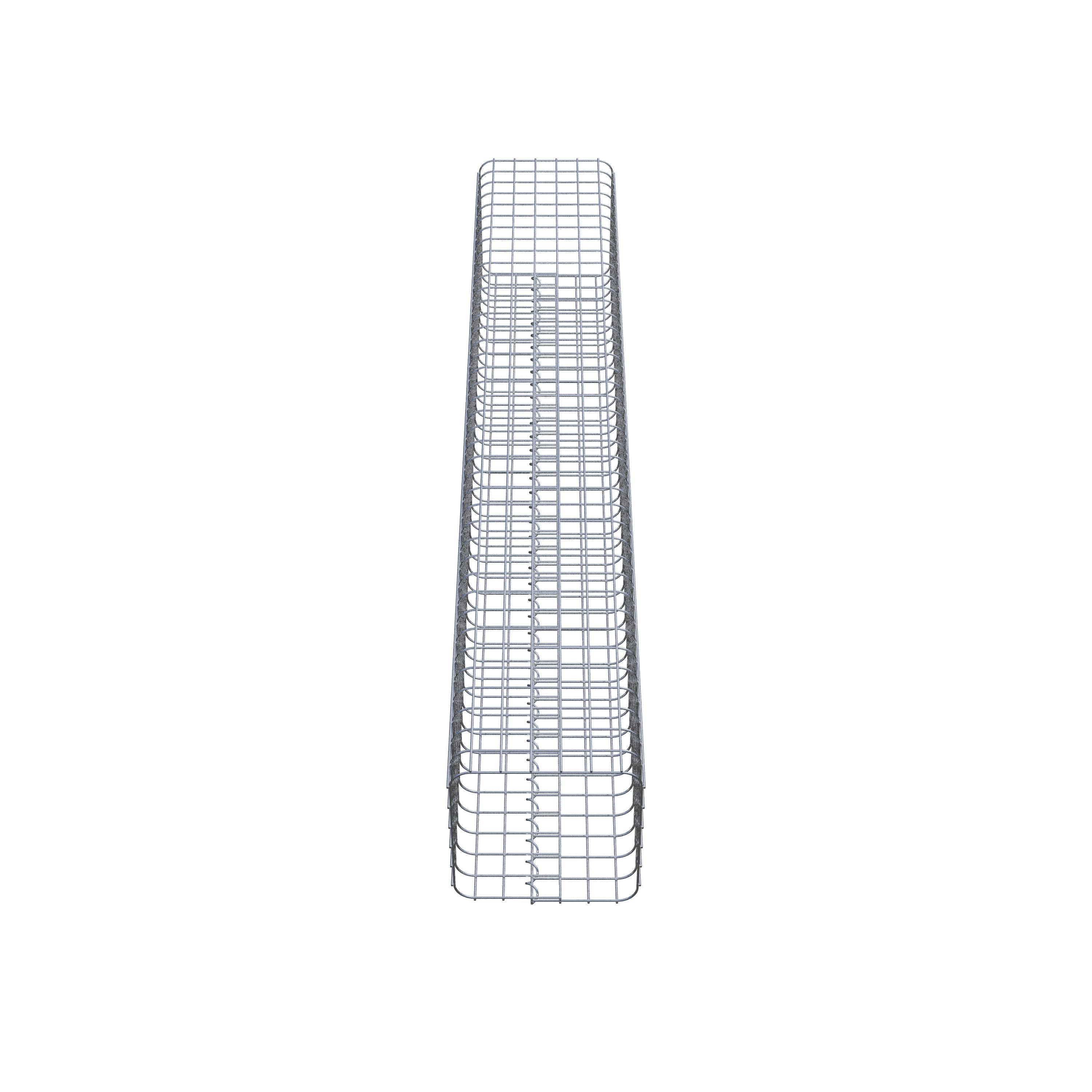 Columna de gaviones 32 x 32 cm MW 5 x 5 cm cuadrado