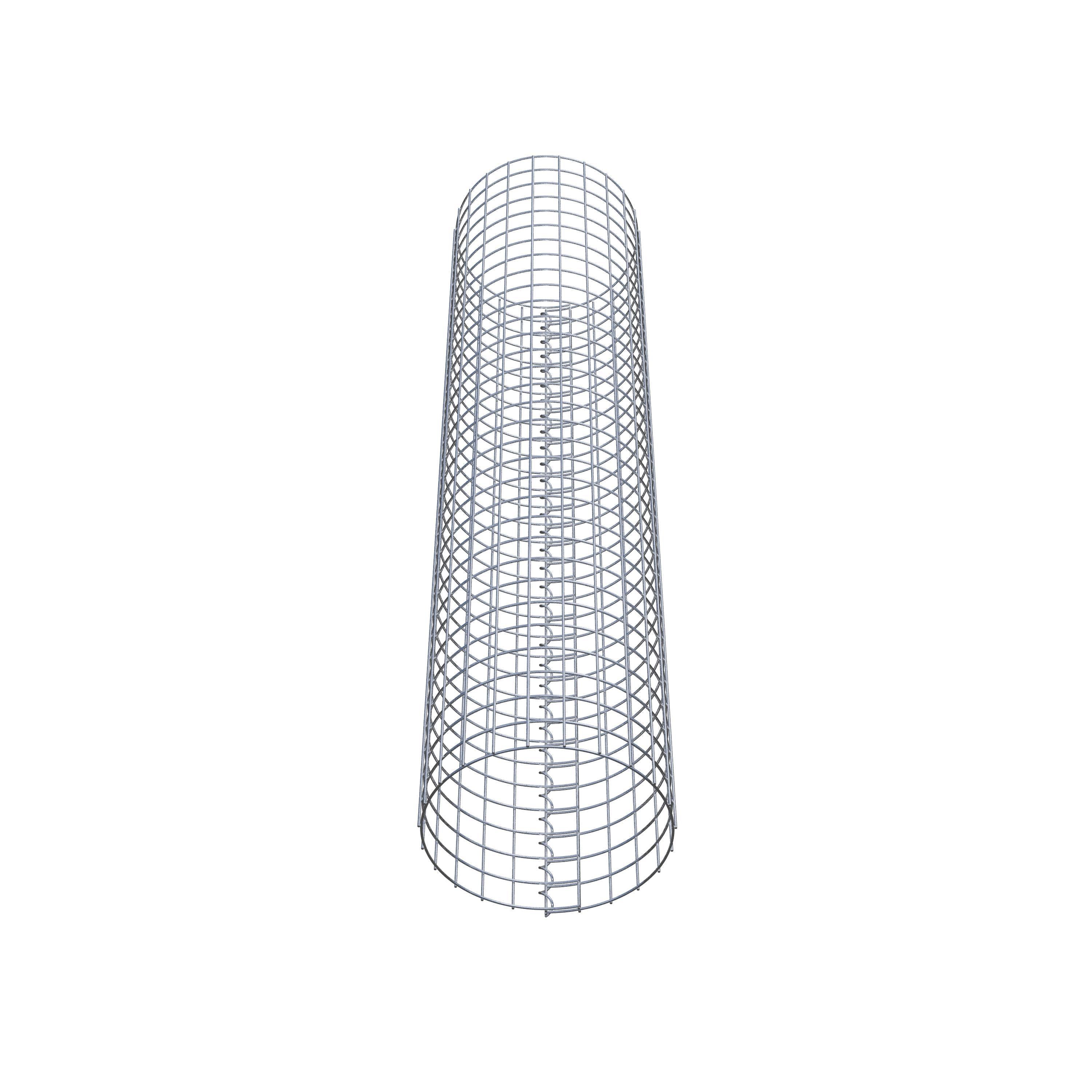 Columna de gaviones diámetro 37 cm MW 5 x 5 cm redonda