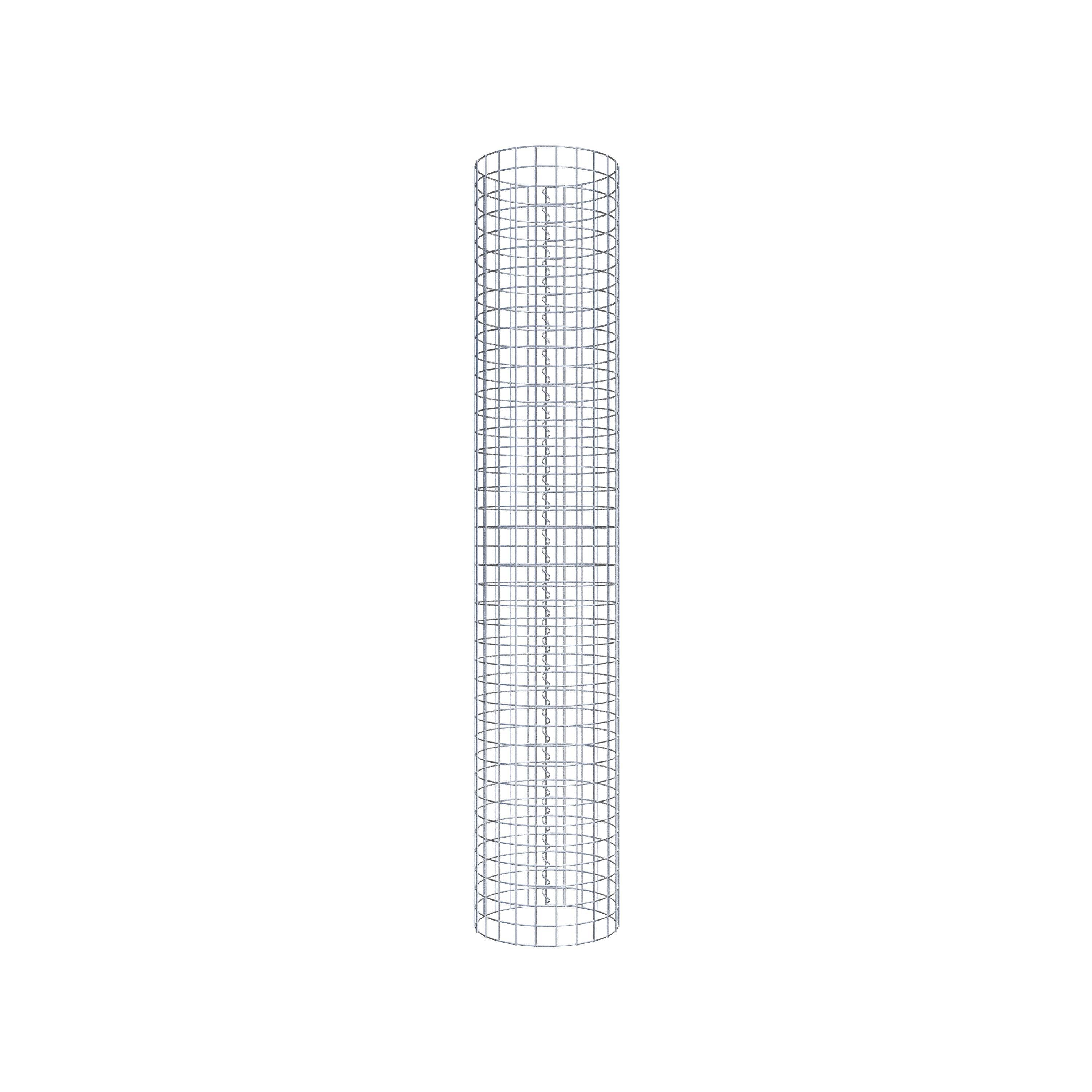 Columna de gaviones diámetro 37 cm MW 5 x 5 cm redonda