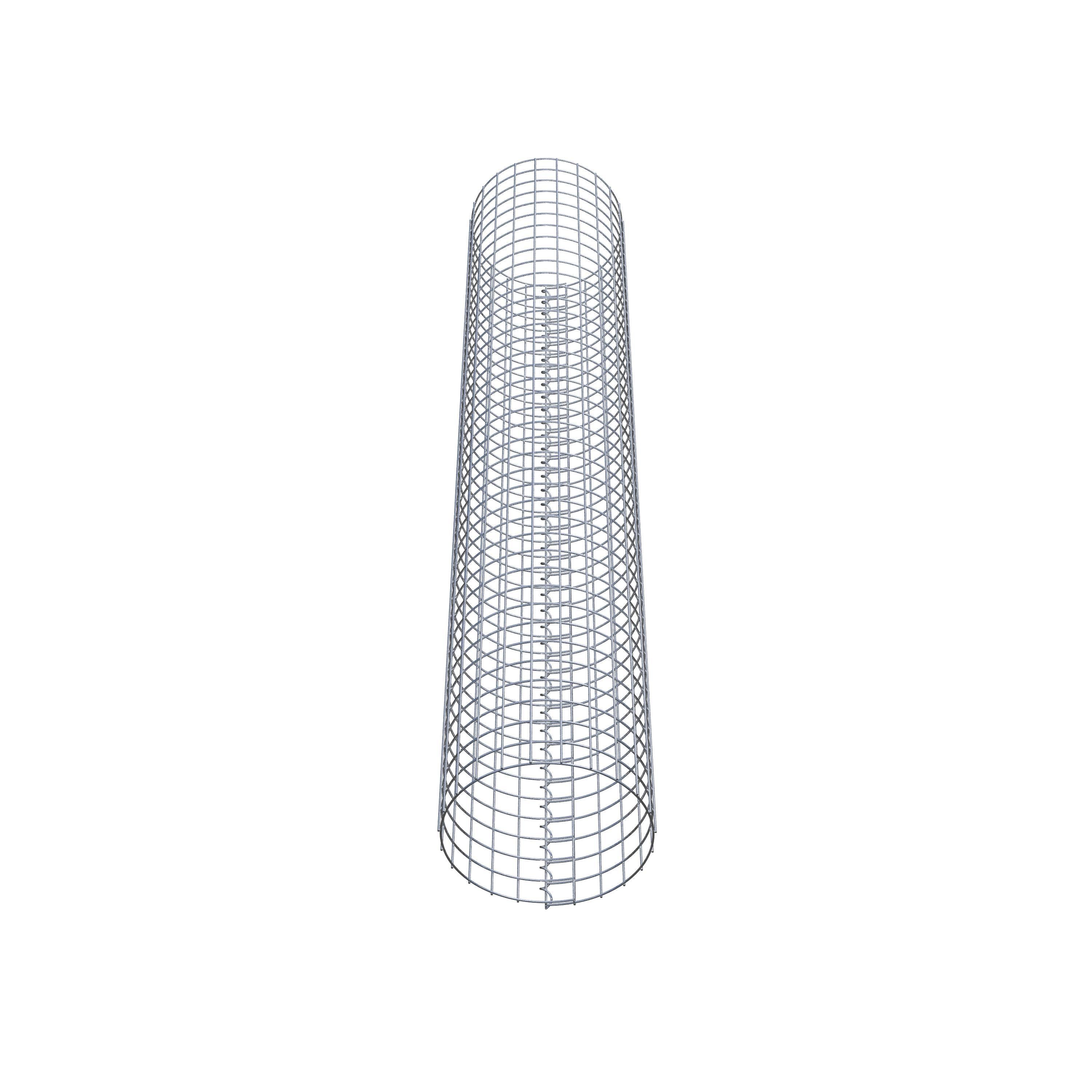 Columna de gaviones diámetro 37 cm MW 5 x 5 cm redonda