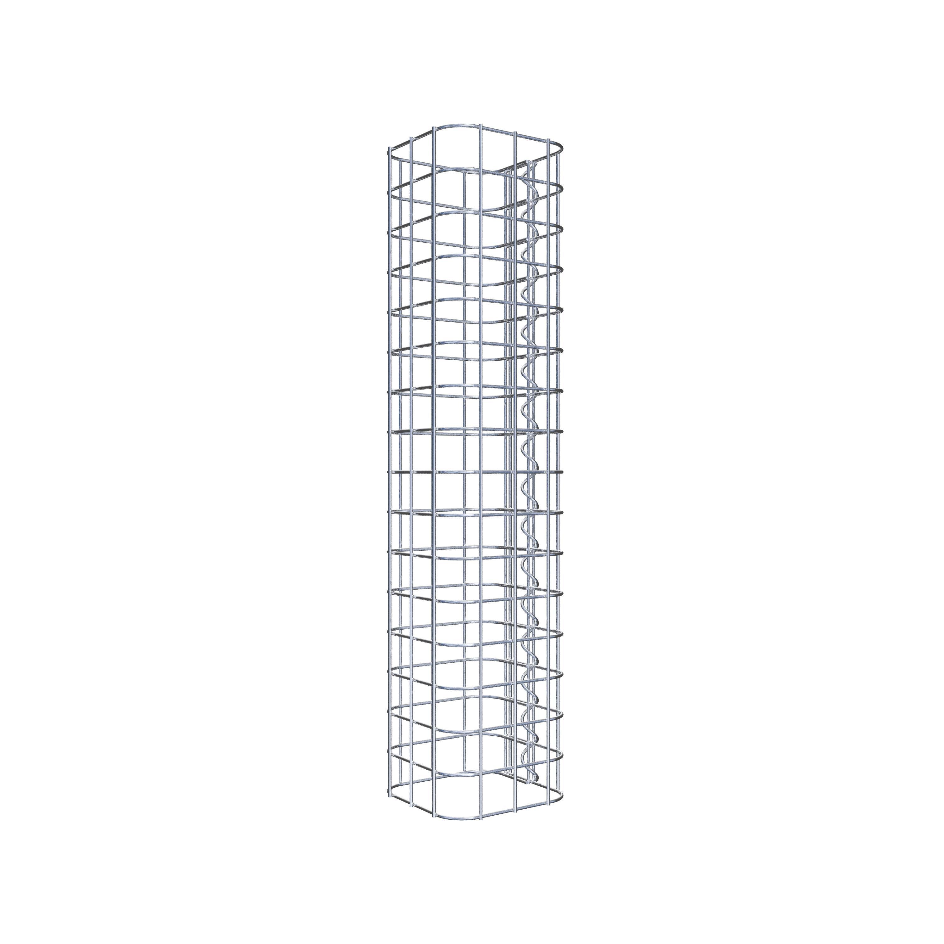 Columna de gaviones 17 x 17 cm, cuadrado MW 5 x 5 cm