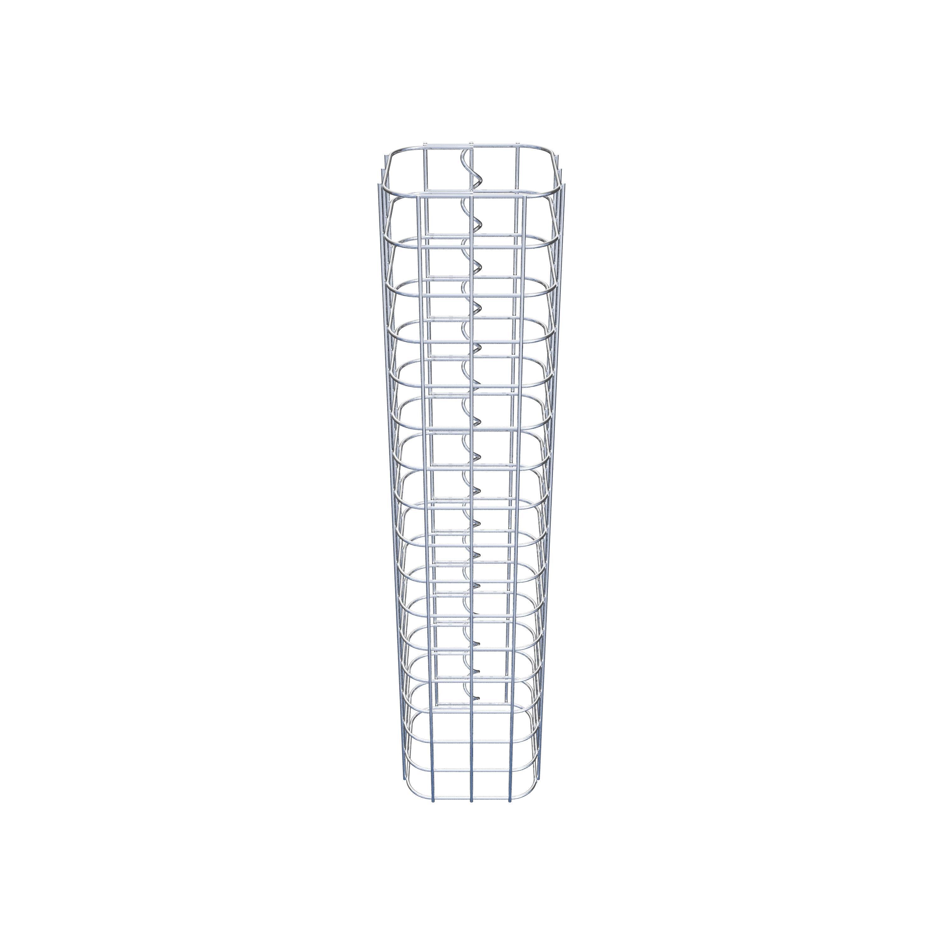 Columna de gaviones 17 x 17 cm, cuadrado MW 5 x 5 cm