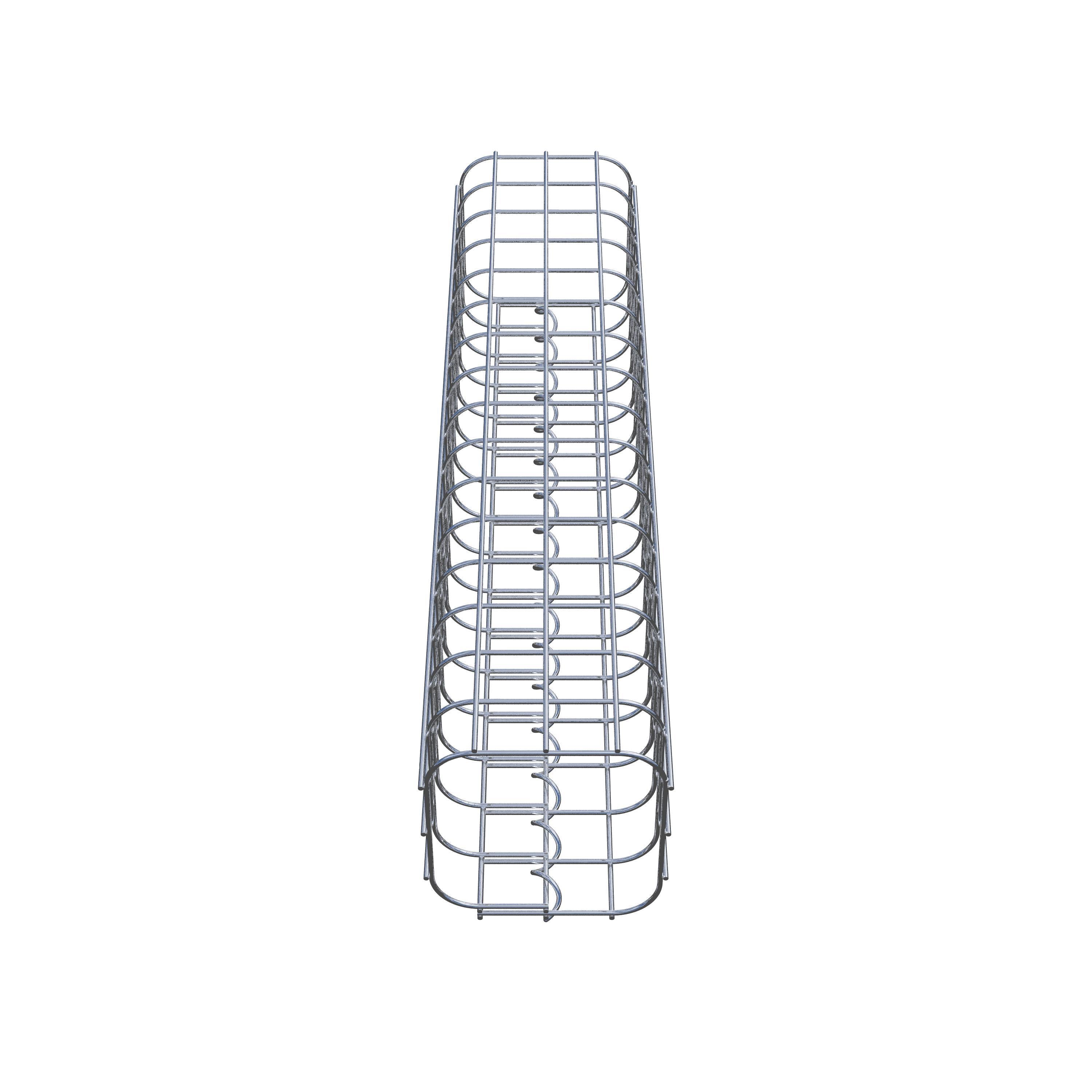 Columna de gaviones 17 x 17 cm, cuadrado MW 5 x 5 cm