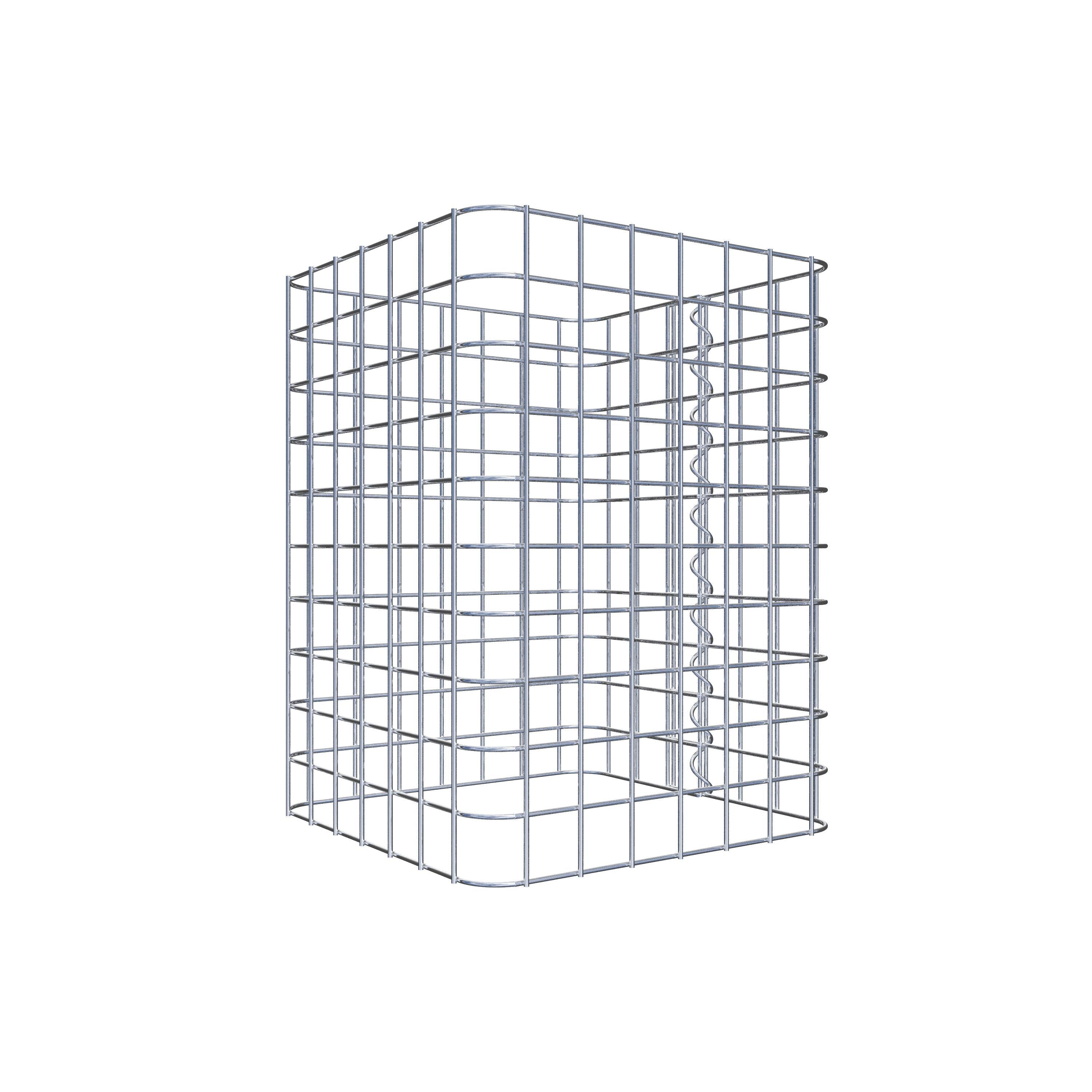 Columna de gaviones 42 x 42 cm MW 5 x 5 cm cuadrado