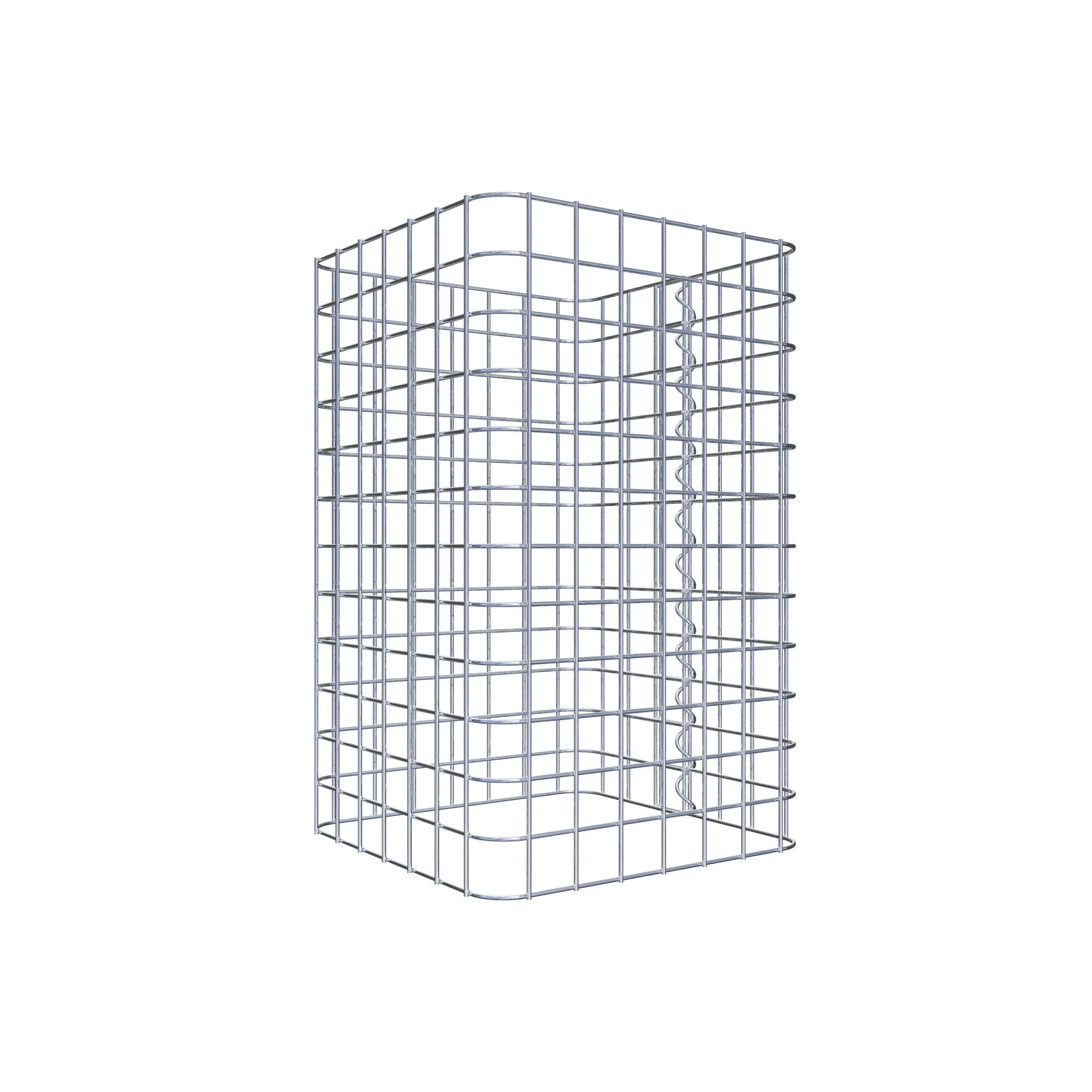 Columna de gaviones 42 x 42 cm MW 5 x 5 cm cuadrado
