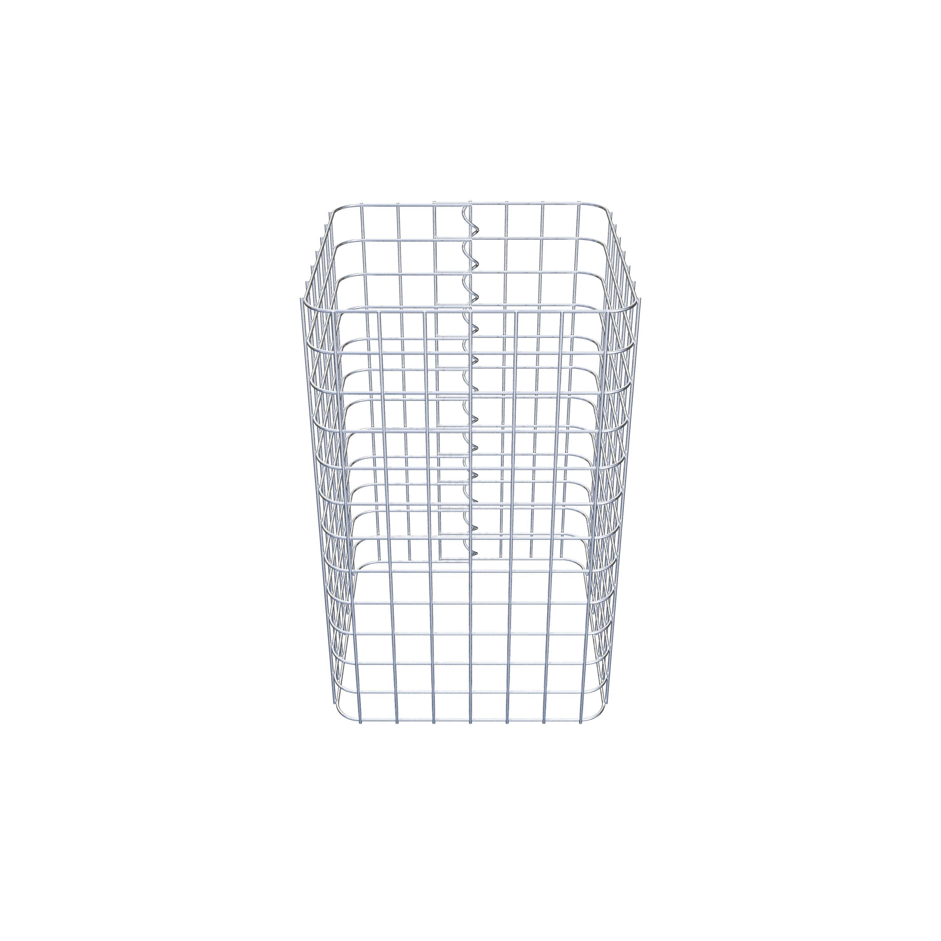 Columna de gaviones 42 x 42 cm MW 5 x 5 cm cuadrado