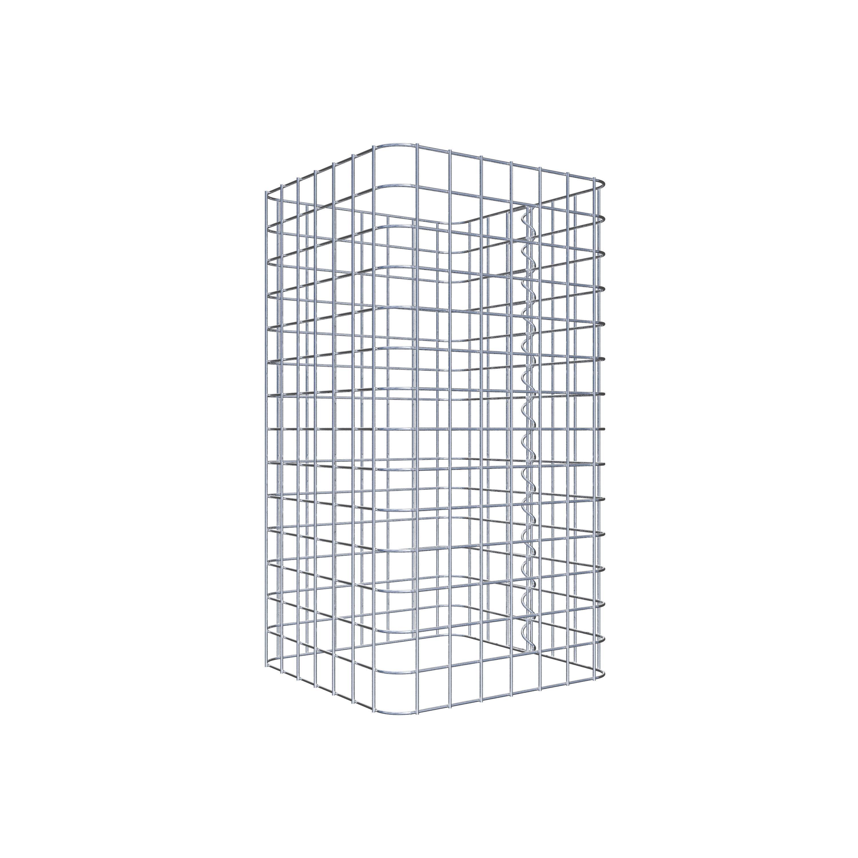 Columna de gaviones 42 x 42 cm MW 5 x 5 cm cuadrado