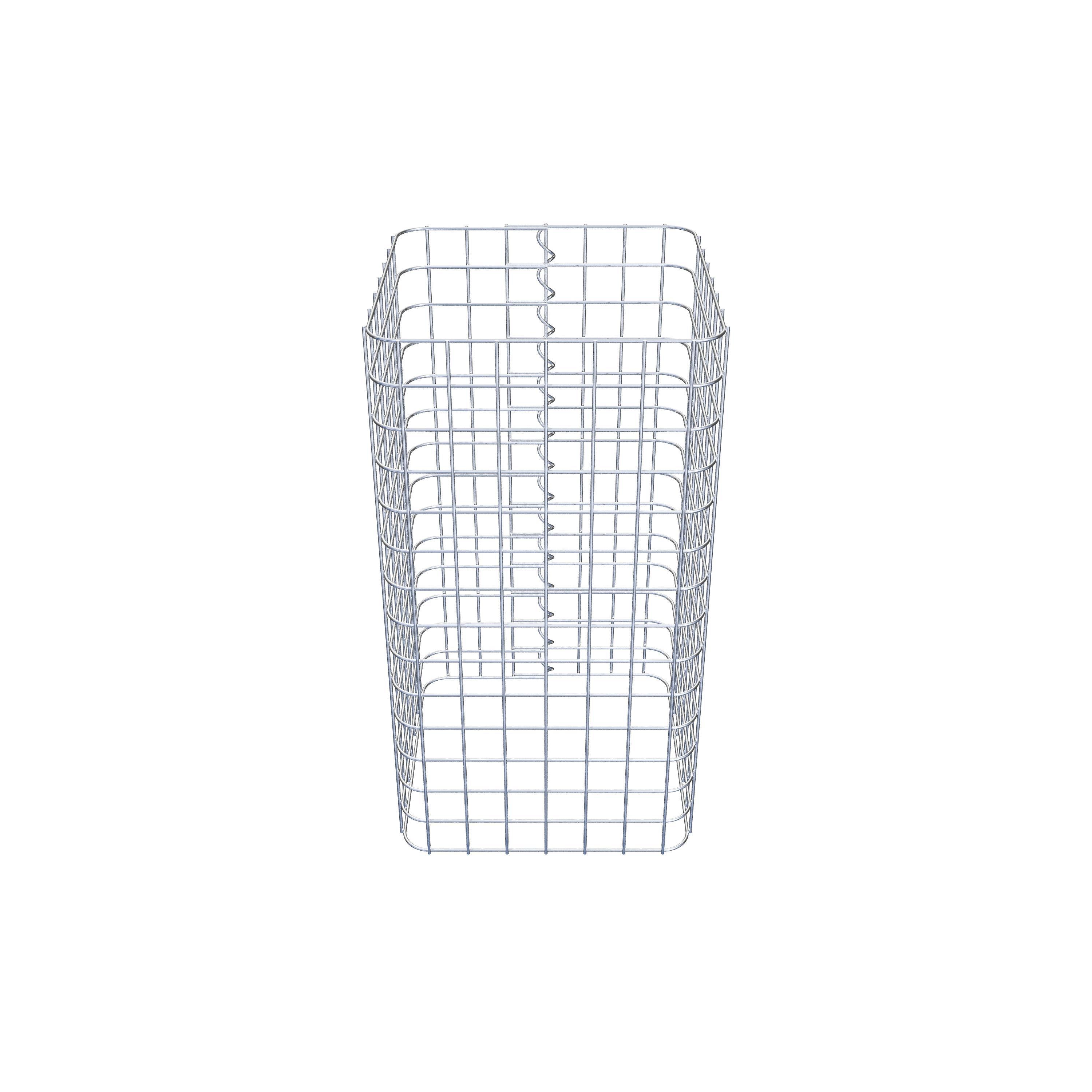 Columna de gaviones 42 x 42 cm MW 5 x 5 cm cuadrado