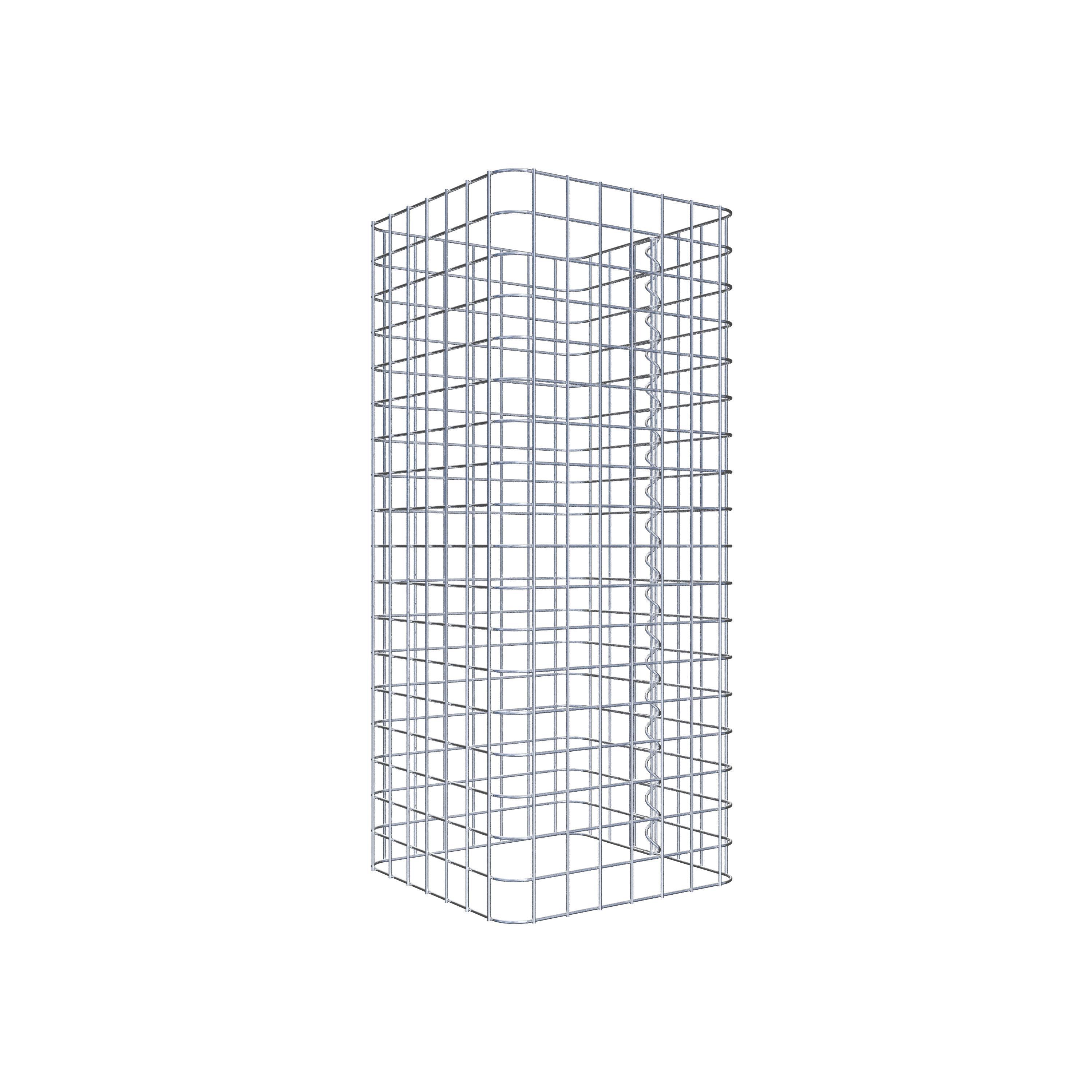 Columna de gaviones 42 x 42 cm MW 5 x 5 cm cuadrado