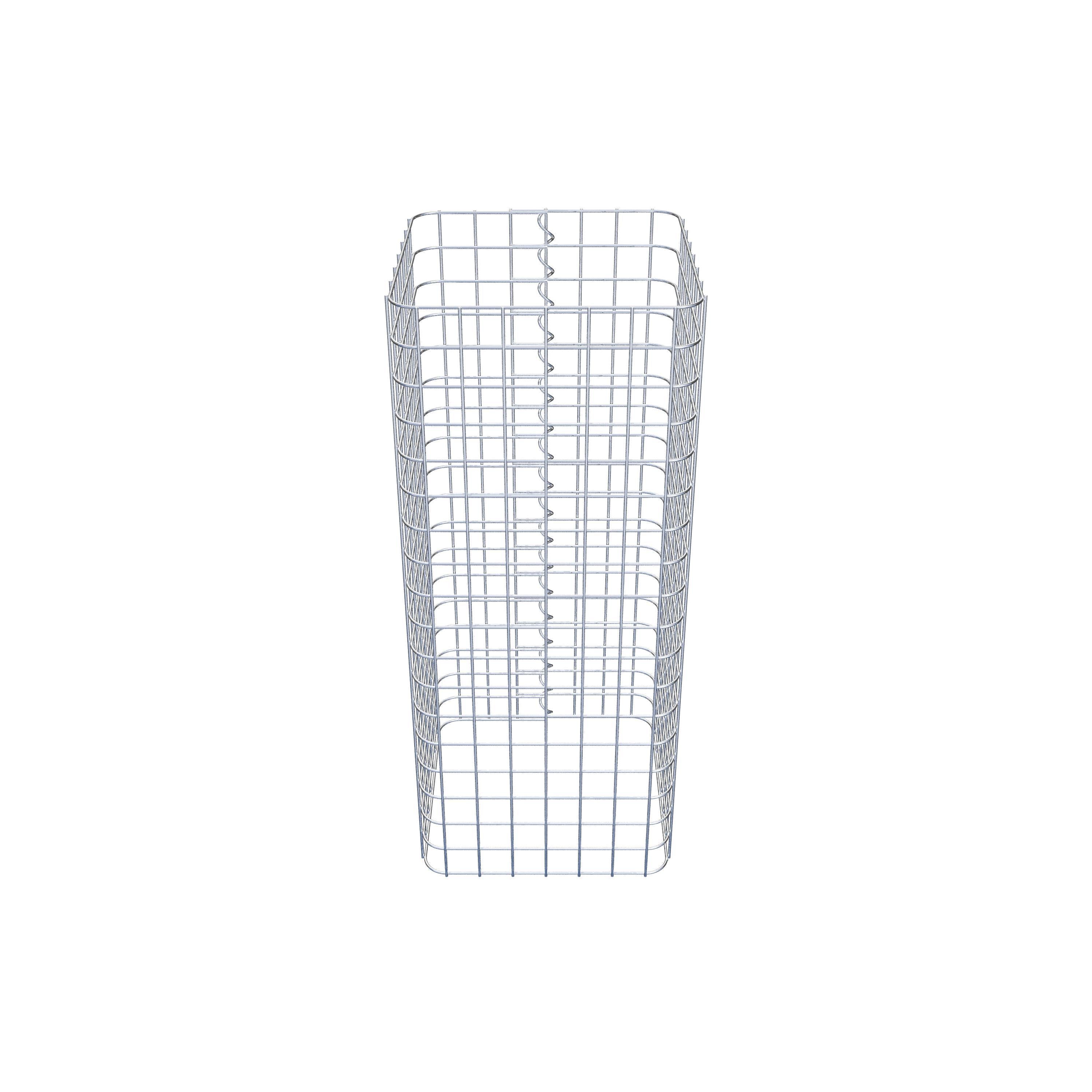Columna de gaviones 42 x 42 cm MW 5 x 5 cm cuadrado