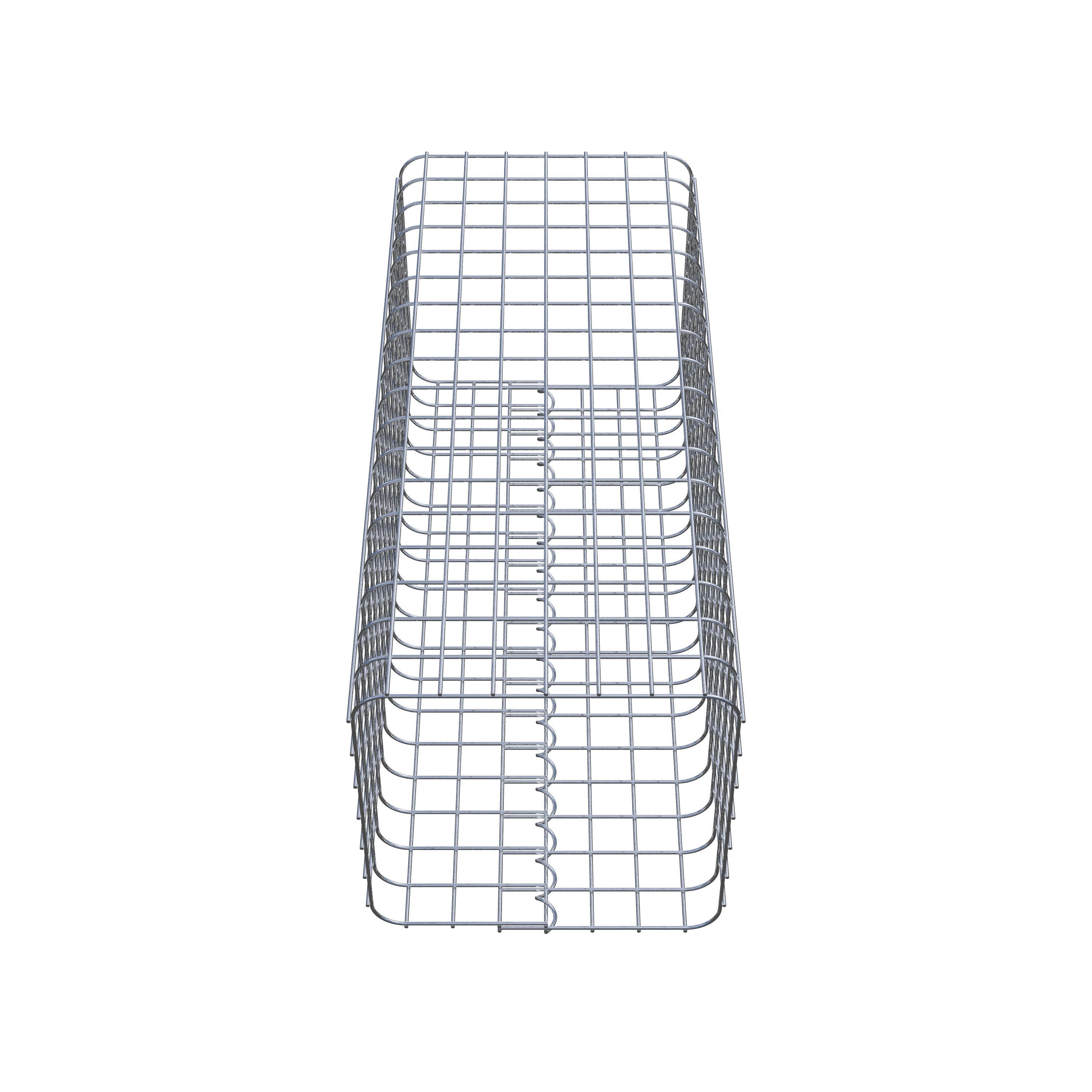 Columna de gaviones 42 x 42 cm MW 5 x 5 cm cuadrado