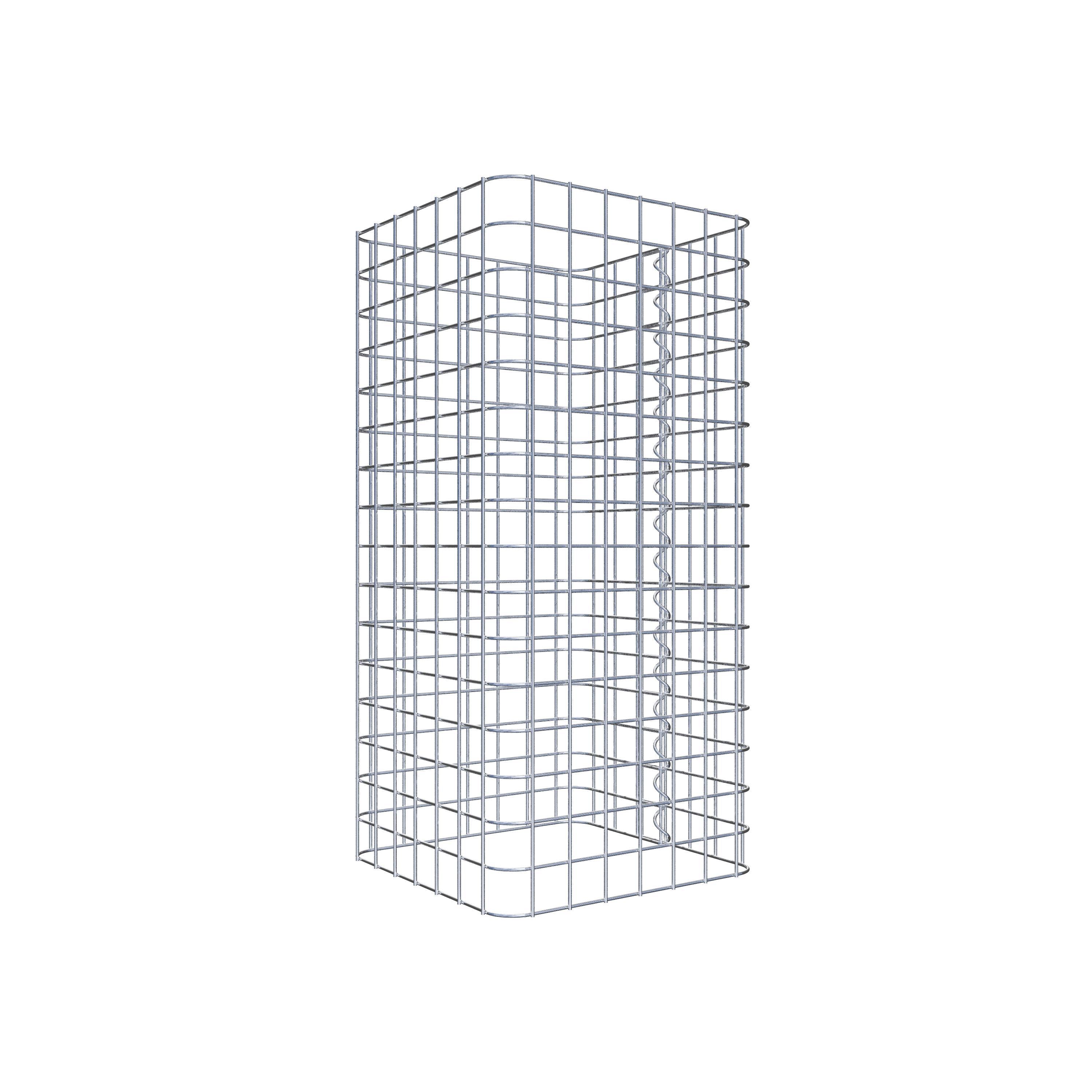 Columna de gaviones 42 x 42 cm MW 5 x 5 cm cuadrado