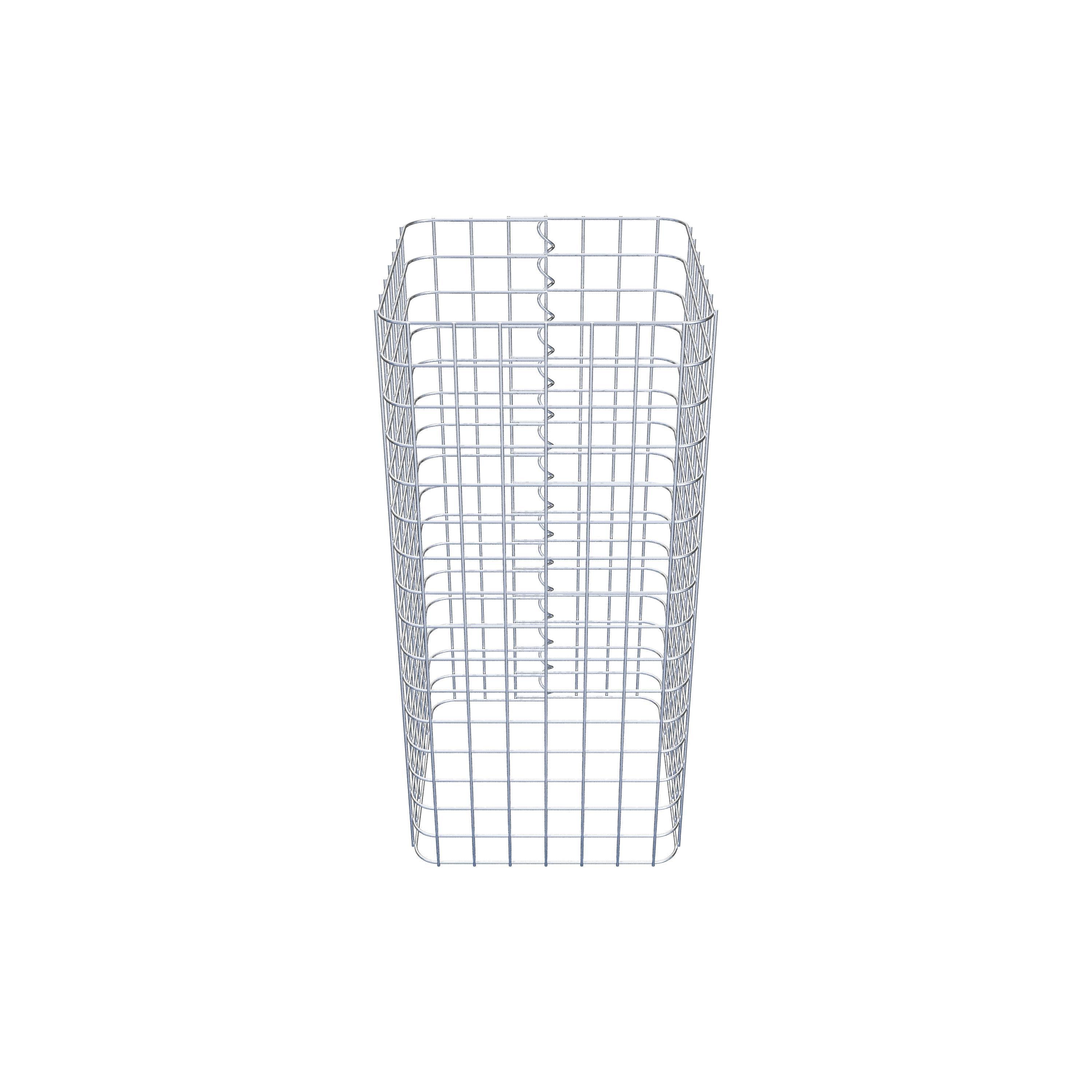 Columna de gaviones 42 x 42 cm MW 5 x 5 cm cuadrado