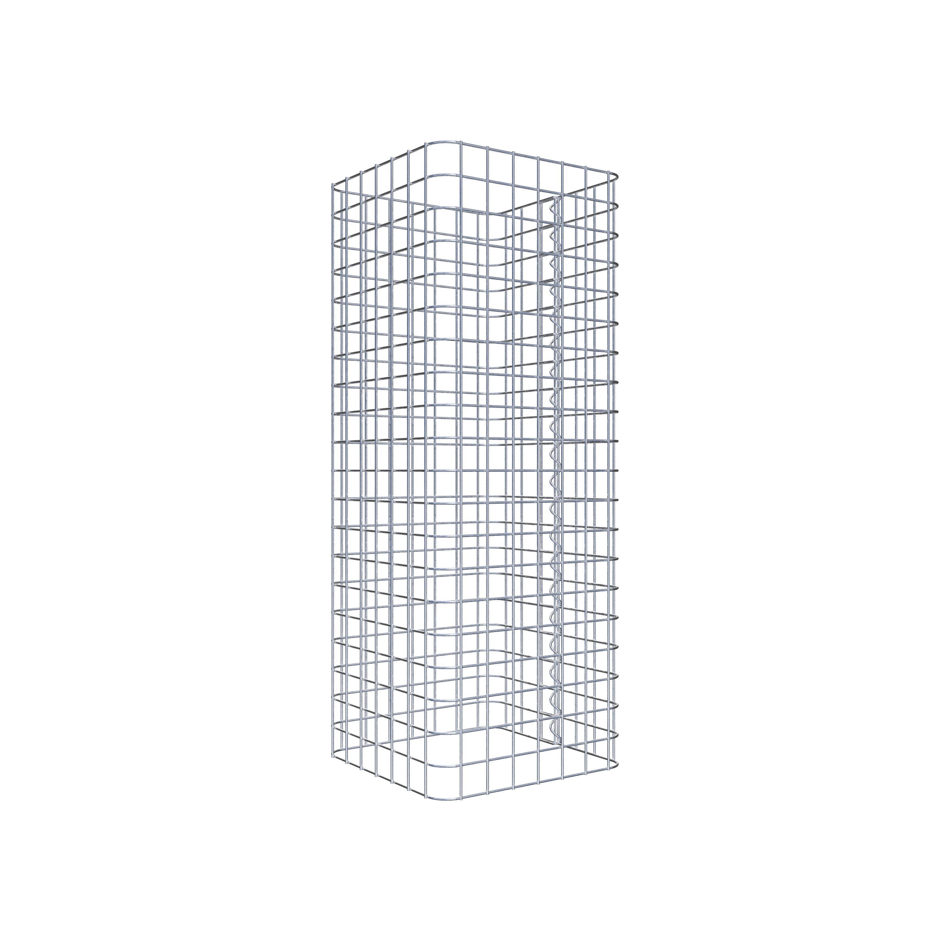 Columna de gaviones 42 x 42 cm MW 5 x 5 cm cuadrado